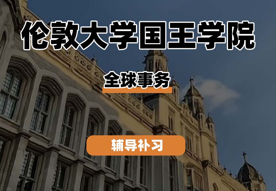 伦敦大学国王学院KCL国王学院全球事务辅导补习补课