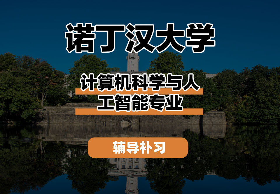 诺丁汉大学UoN诺大计算机科学与人工智能辅导补习补课