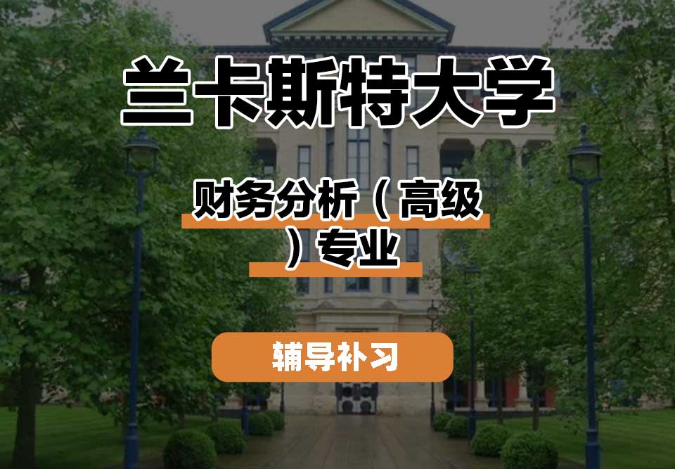 兰卡斯特大学Lancaster兰卡财务分析（高级）辅导补习补课