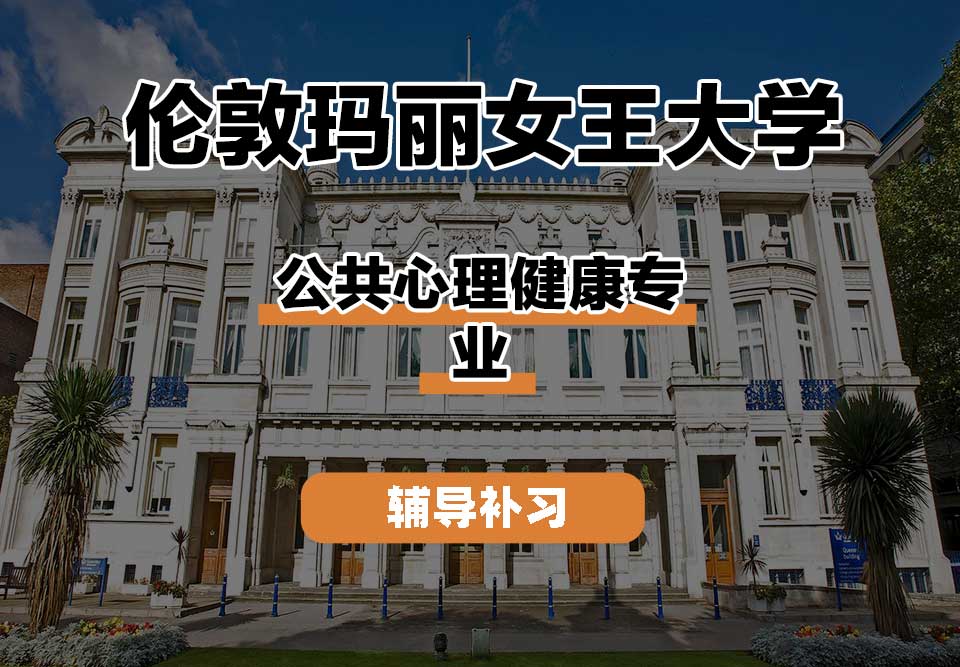 伦敦玛丽女王大学QM女王大学公共心理健康辅导补习补课