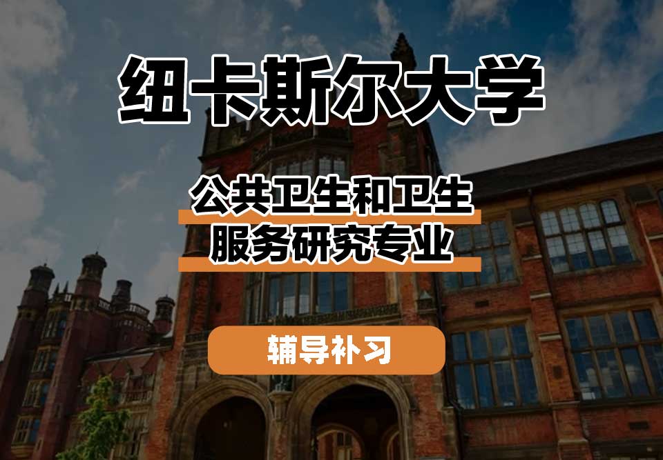 纽卡斯尔大学NCL纽大公共卫生和卫生服务研究辅导补习补课