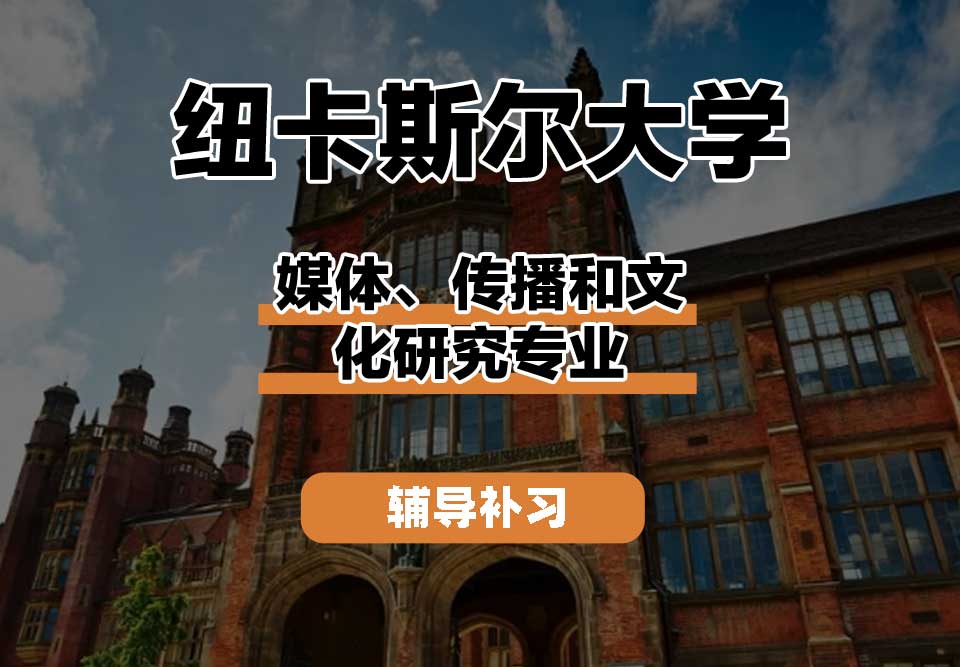 纽卡斯尔大学NCL纽大媒体、传播和文化研究辅导补习补课
