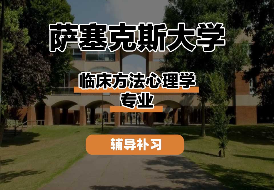 萨塞克斯大学Sussex萨大临床方法心理学辅导补习补课