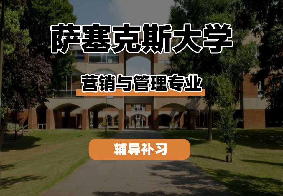 萨塞克斯大学Sussex萨大营销与管理辅导补习补课