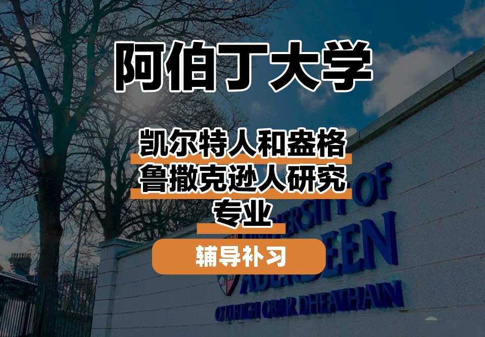 阿伯丁大学ABDN凯尔特人和盎格鲁撒克逊人研究辅导补习补课