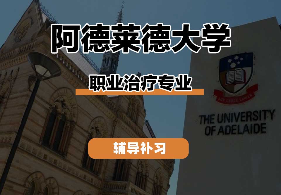 阿德莱德大学ADELAIDE阿大职业治疗辅导补习补课