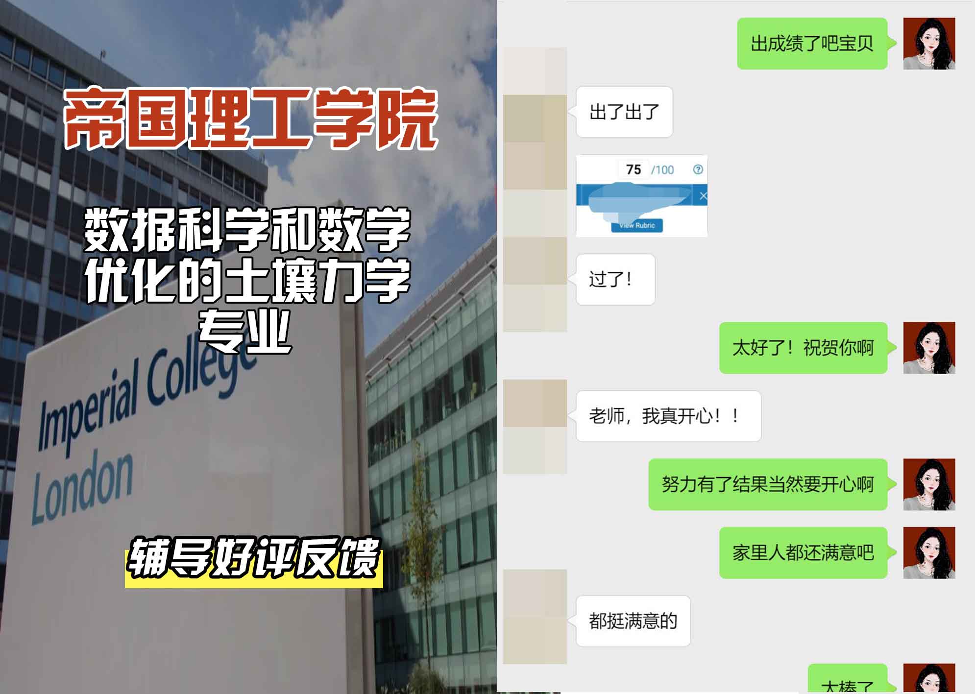 帝国理工IC数据科学和数学优化的土壤力学辅导好评反馈