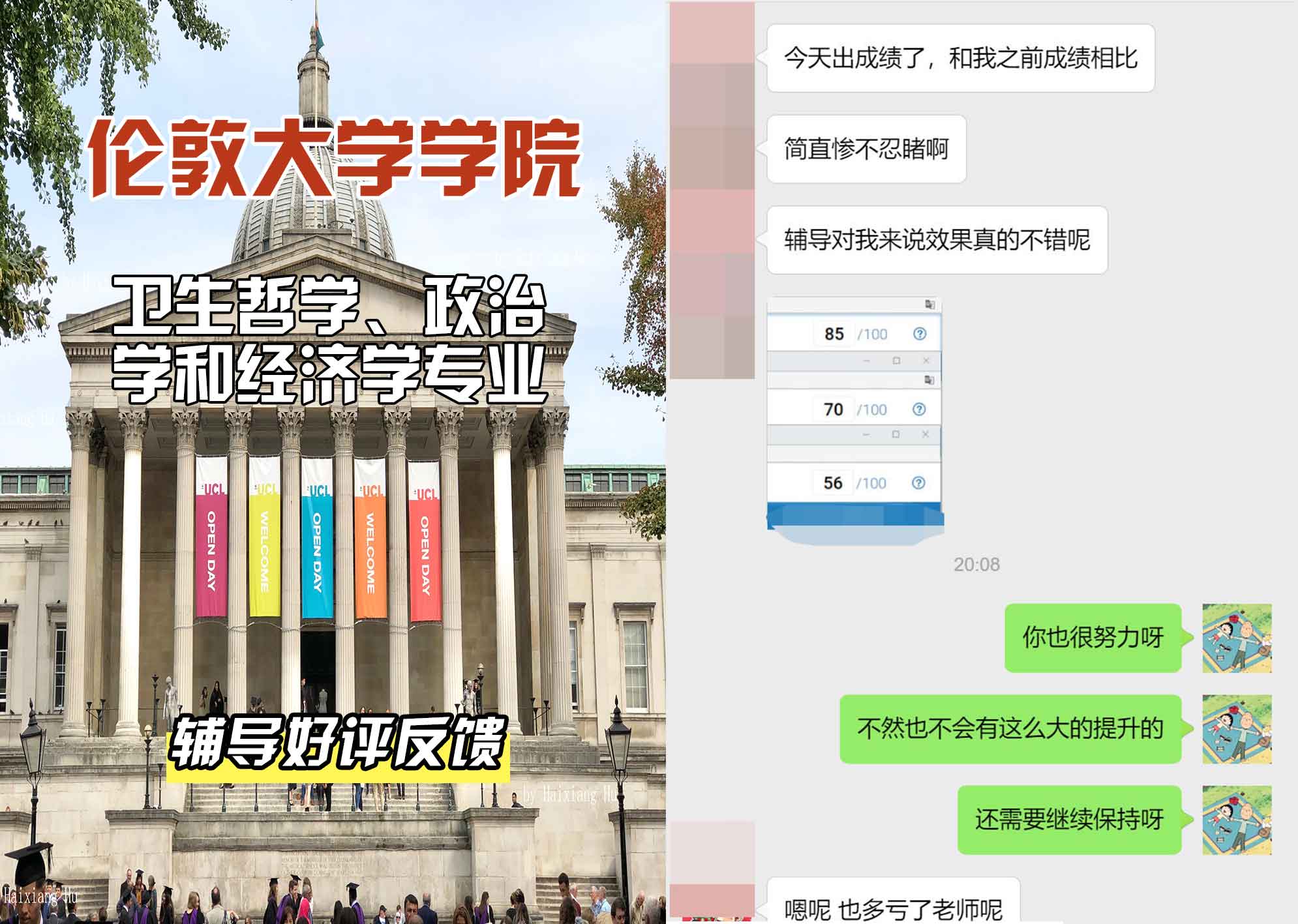 伦敦大学学院UCL卫生哲学、政治学和经济学辅导好评反馈