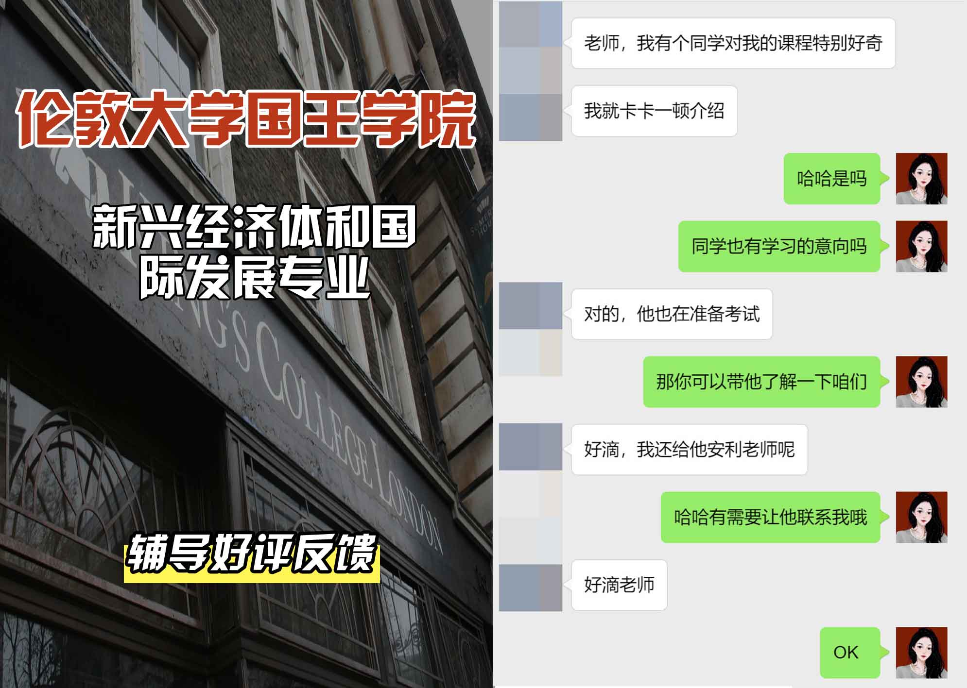 国王学院KCL新兴经济体和国际发展辅导好评反馈