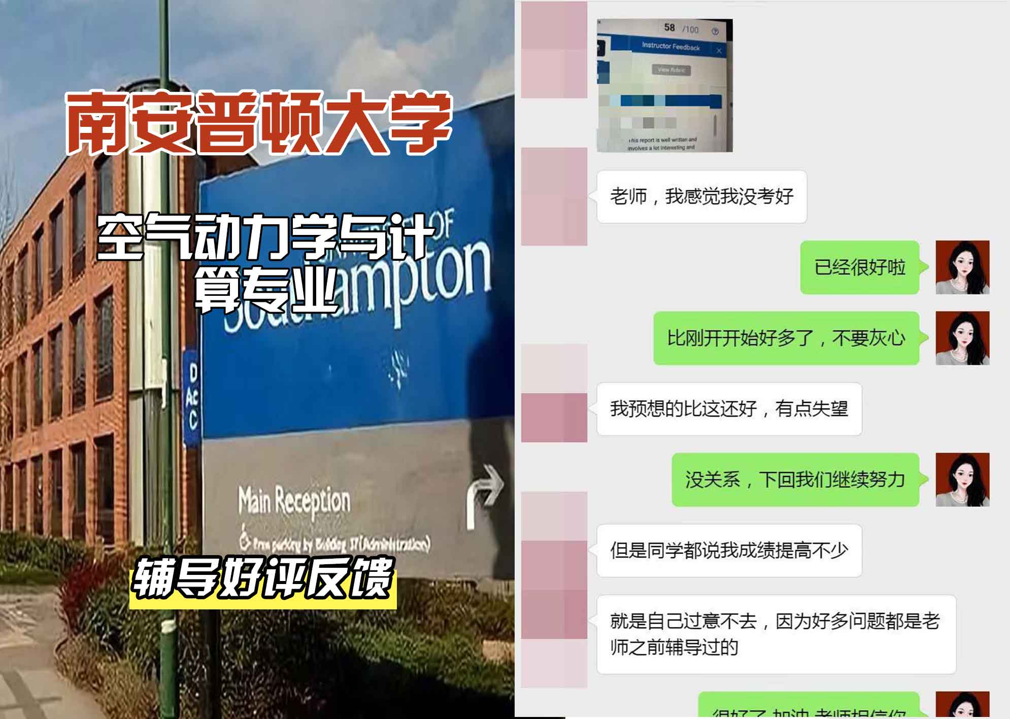 南安普顿大学南安空气动力学与计算辅导好评反馈