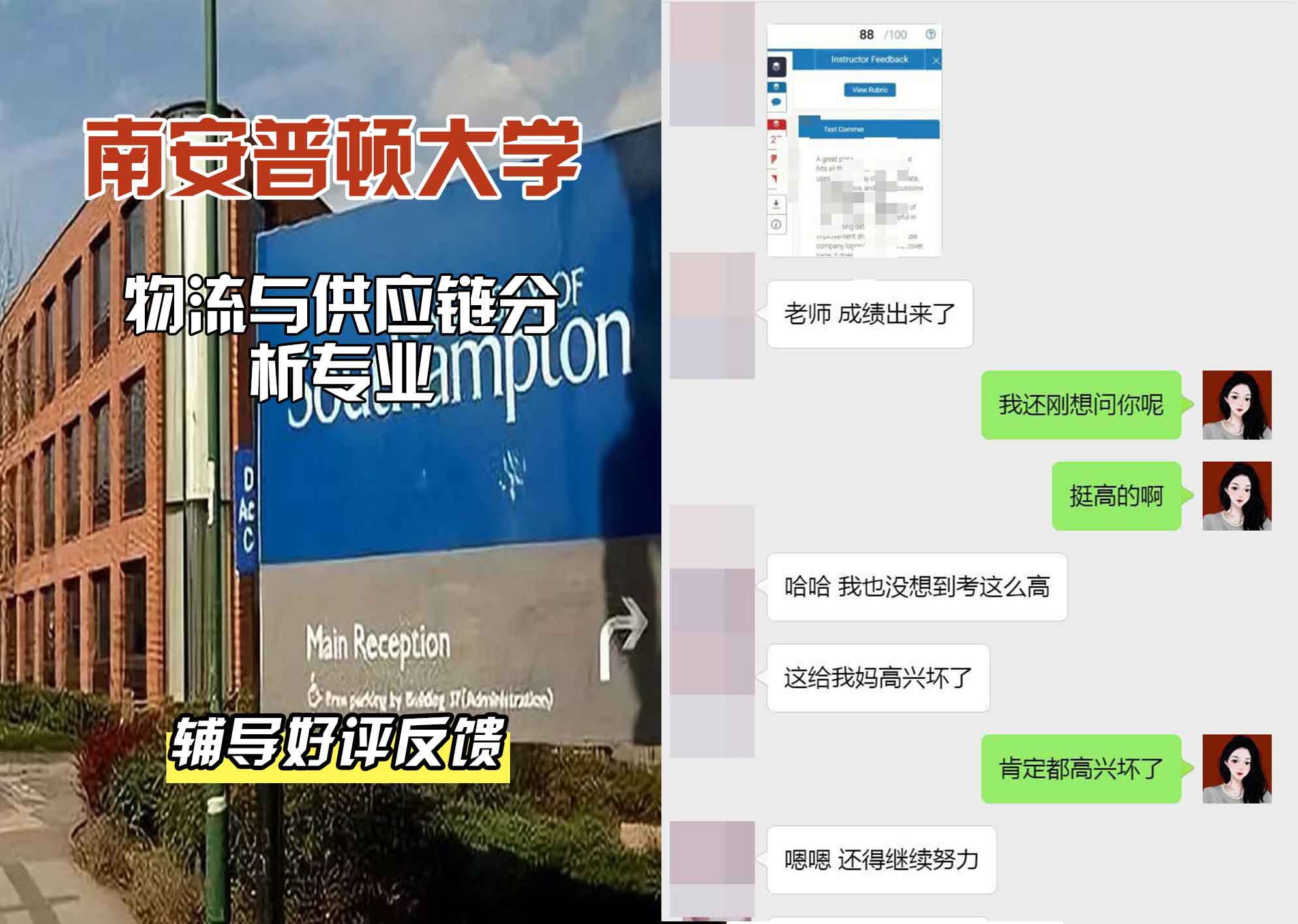 南安普顿大学南安物流与供应链分析辅导好评反馈