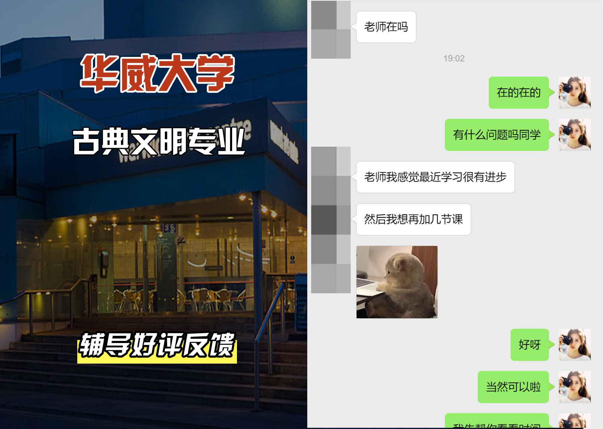 华威大学华威古典文明辅导好评反馈