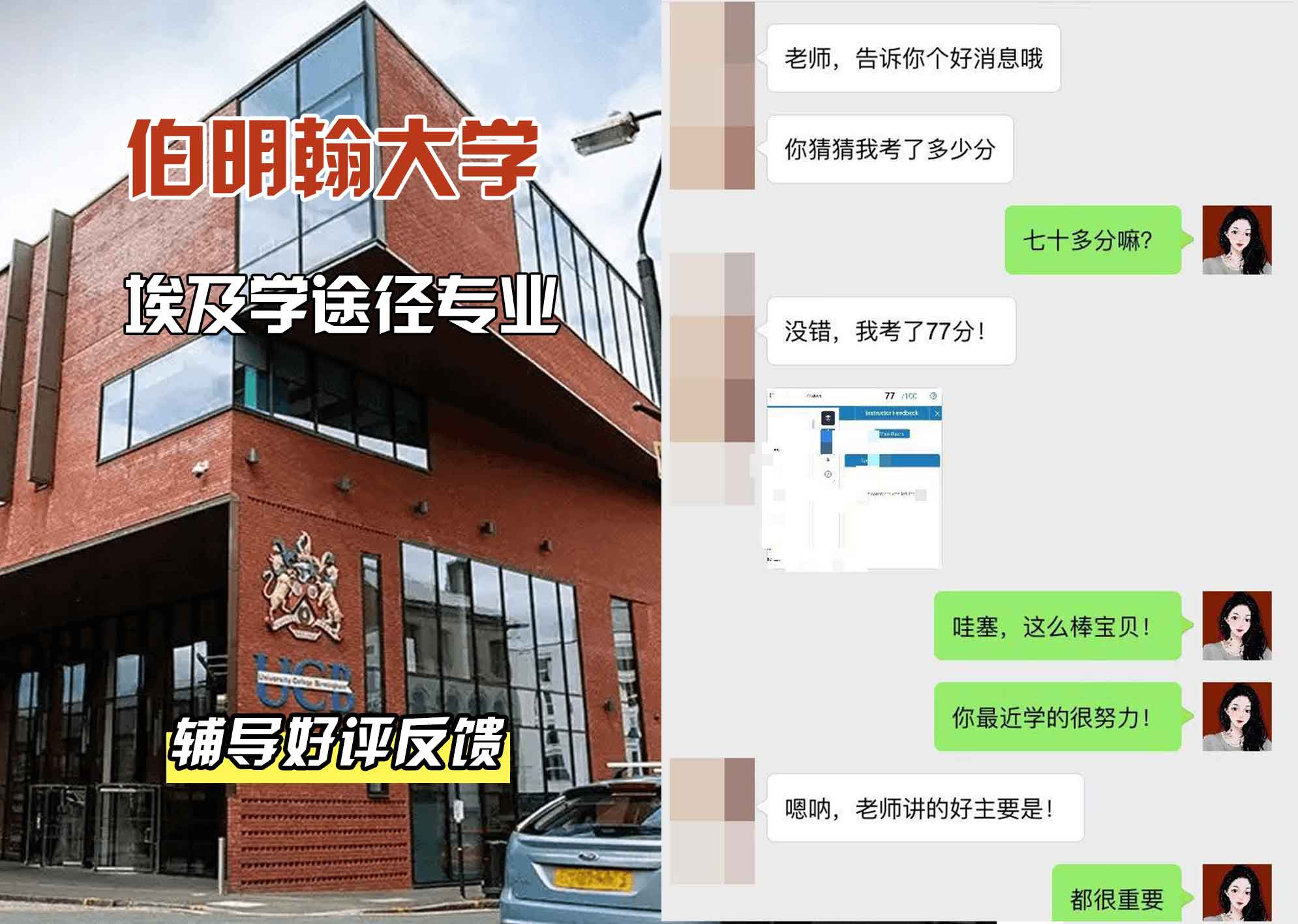 伯明翰大学伯大埃及学途径辅导好评反馈