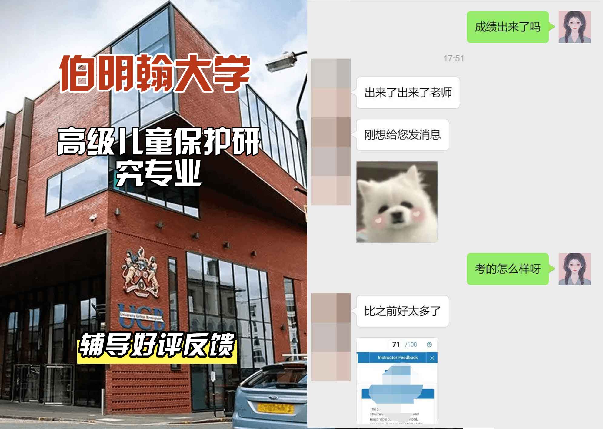 伯明翰大学伯大高级儿童保护研究辅导好评反馈