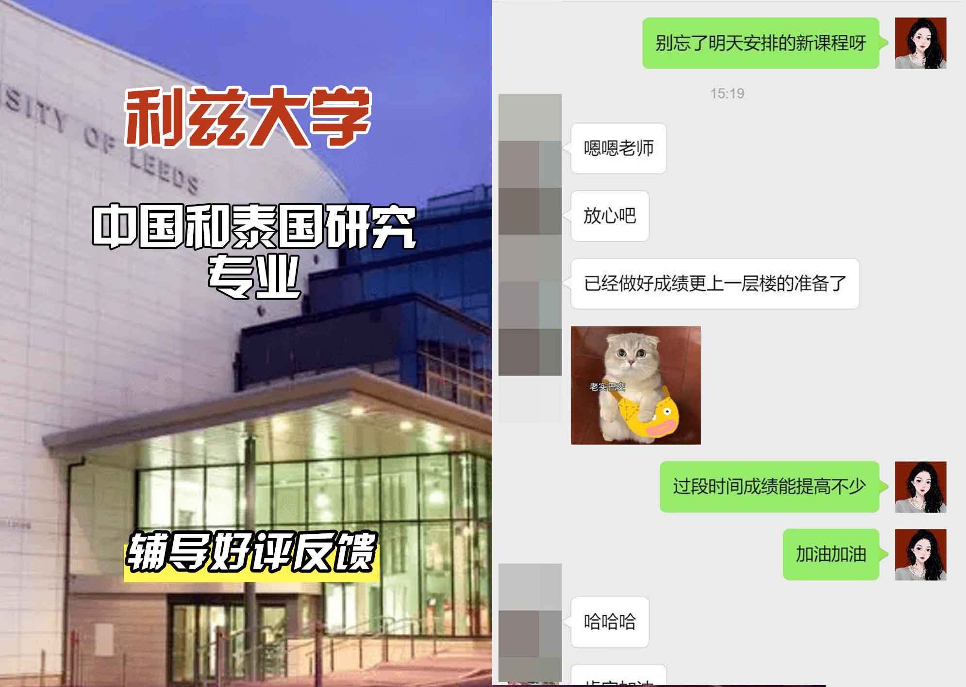 利兹大学leeds中国和泰国研究辅导好评反馈