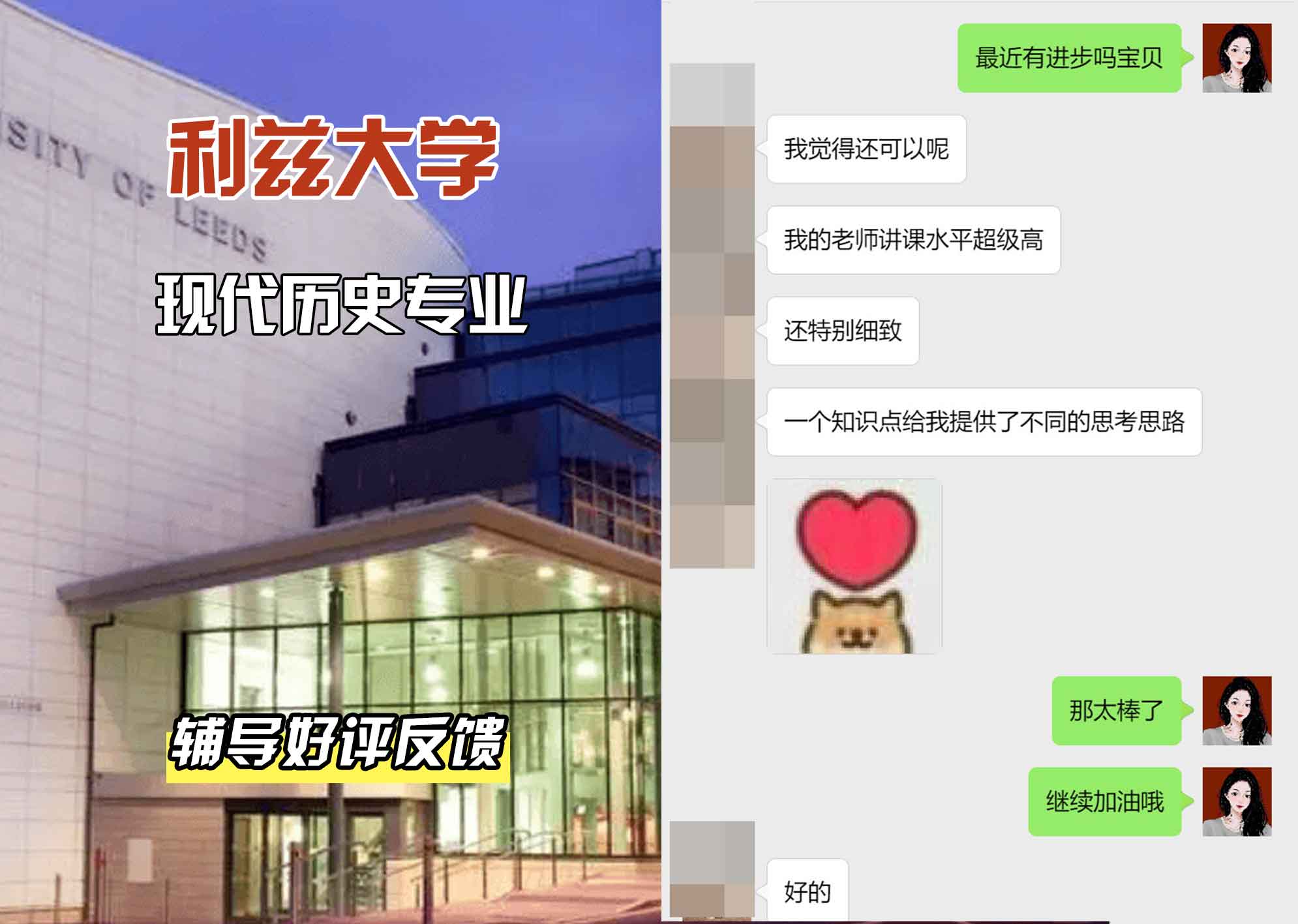 利兹大学leeds近代史文学辅导好评反馈