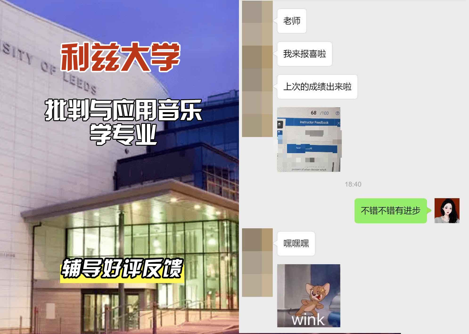 利兹大学leeds批判与应用音乐学辅导好评反馈