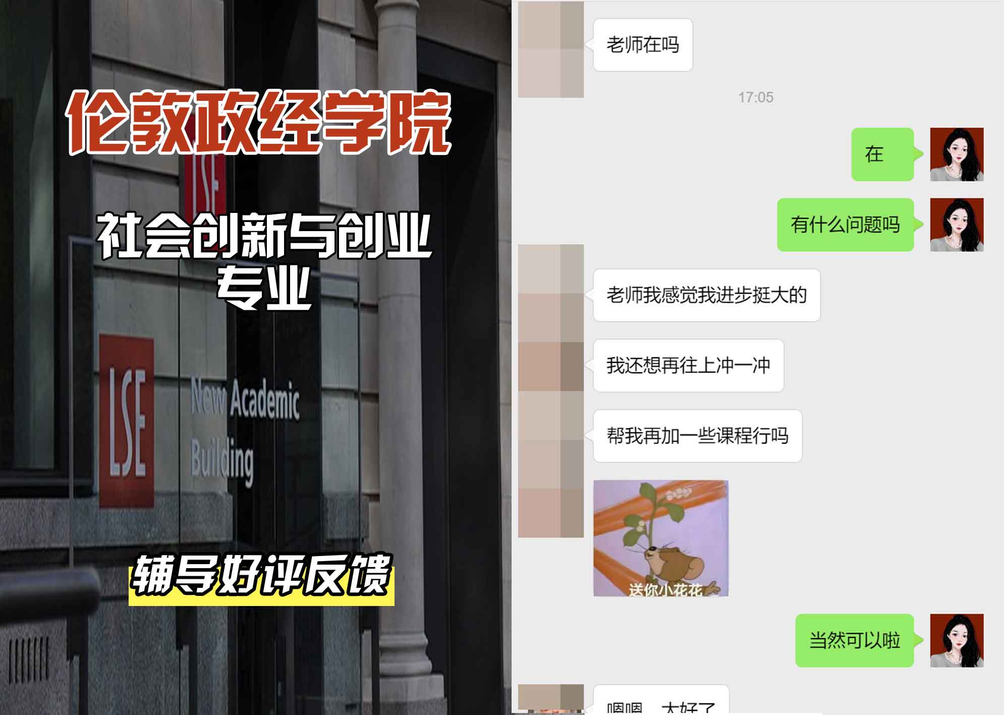 伦敦政经学院LSE社会创新与创业辅导好评反馈