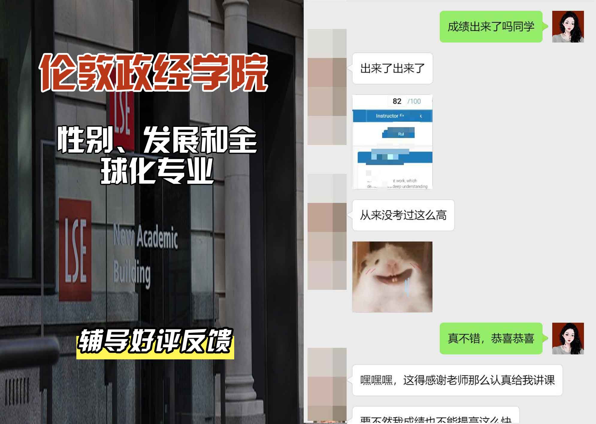 伦敦政经学院LSE性别、发展和全球化辅导好评反馈