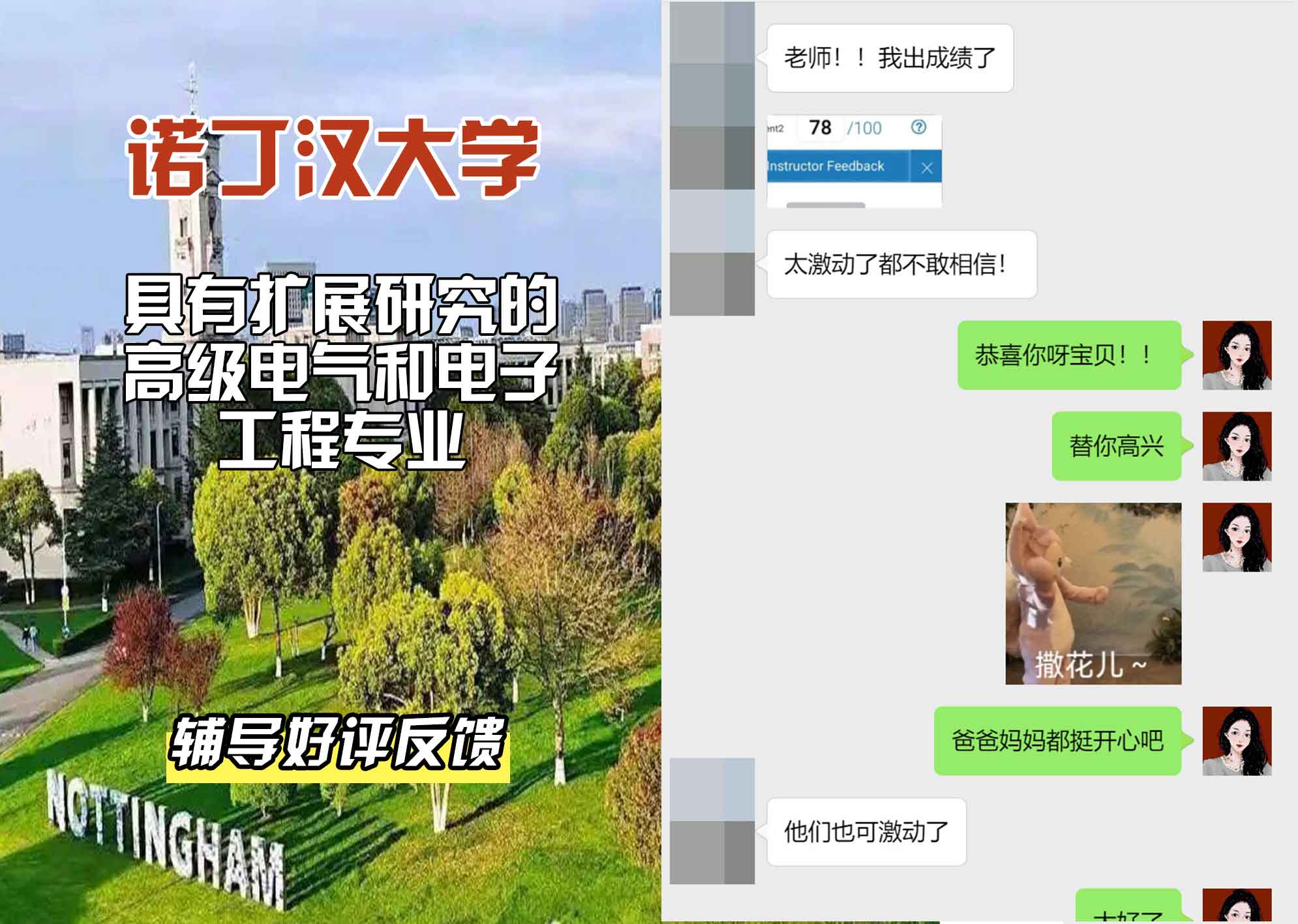 诺丁汉大学诺大具有扩展研究的高级电气和电子工程辅导好评反馈