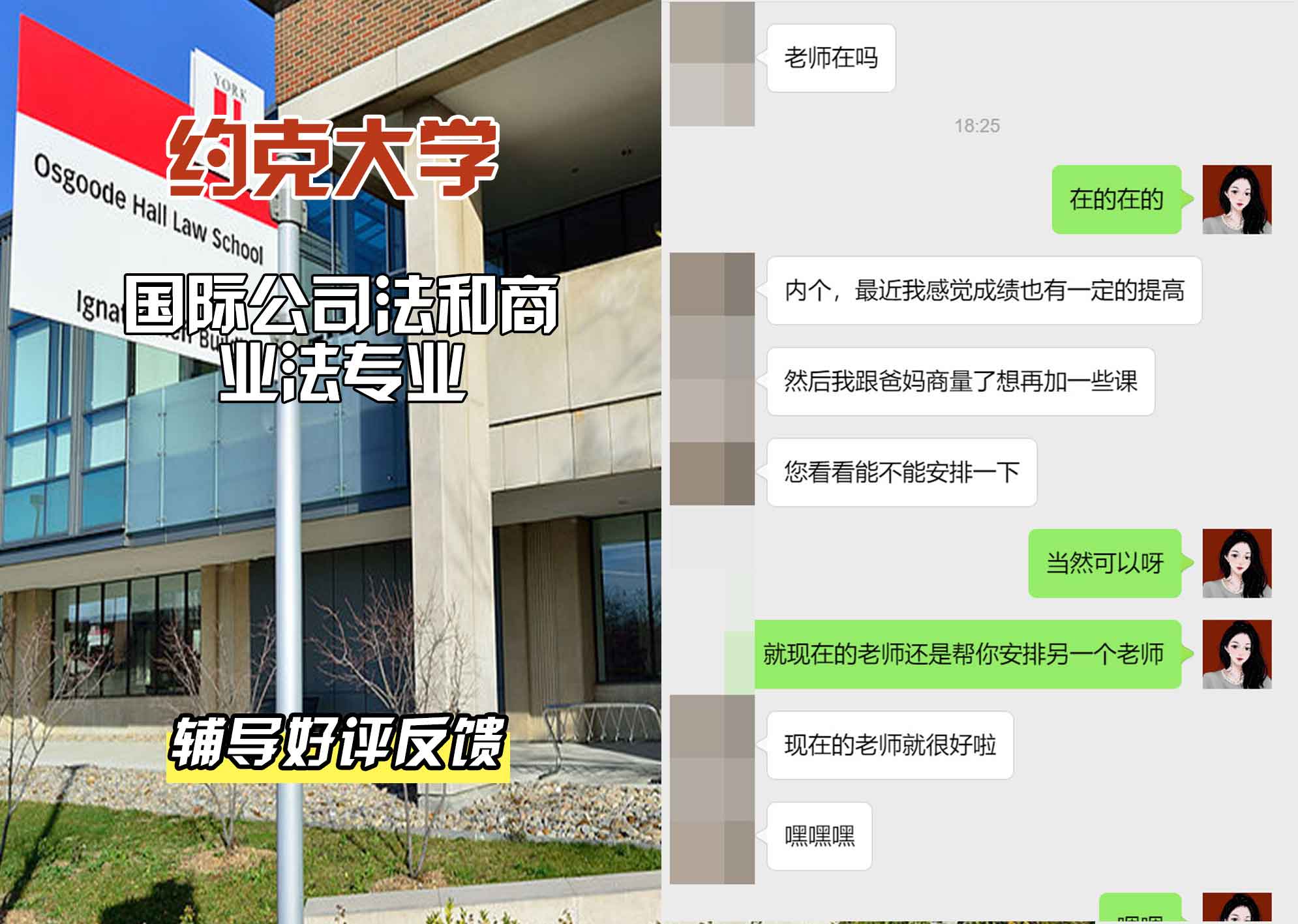 约克大学UOY国际公司法和商业法辅导好评反馈