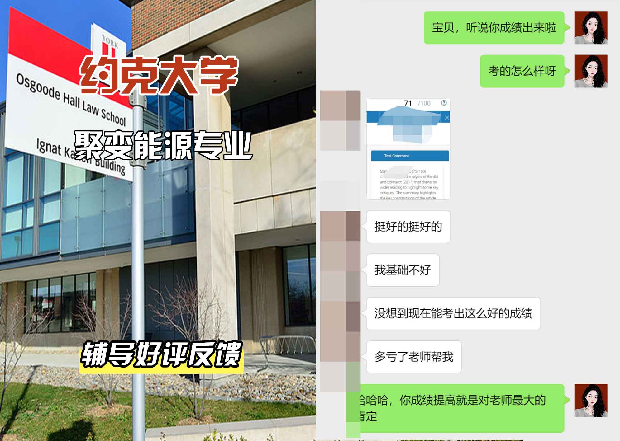 约克大学UOY聚变能源辅导好评反馈