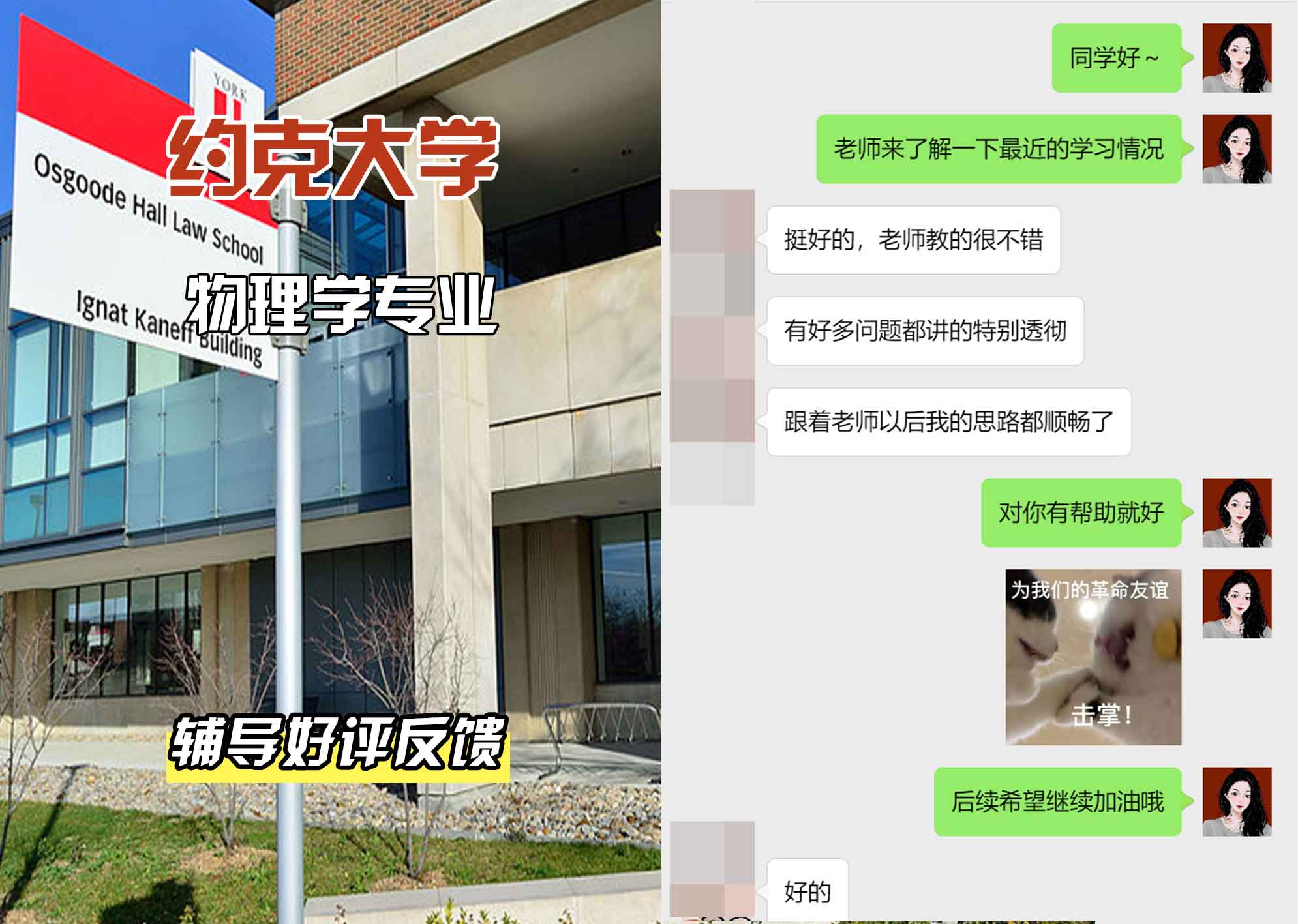 约克大学UOY物理学辅导好评反馈