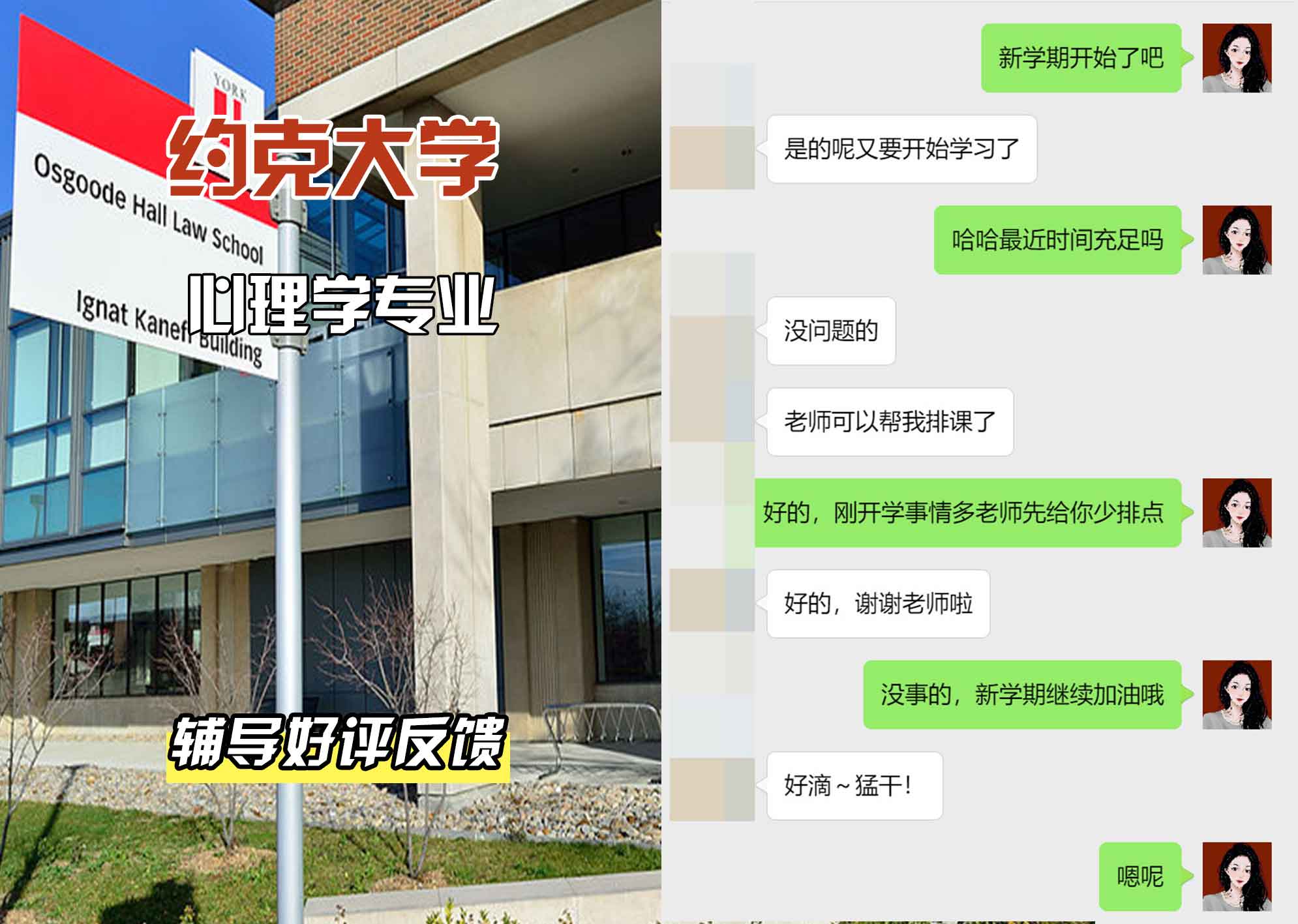 约克大学UOY心理学辅导好评反馈