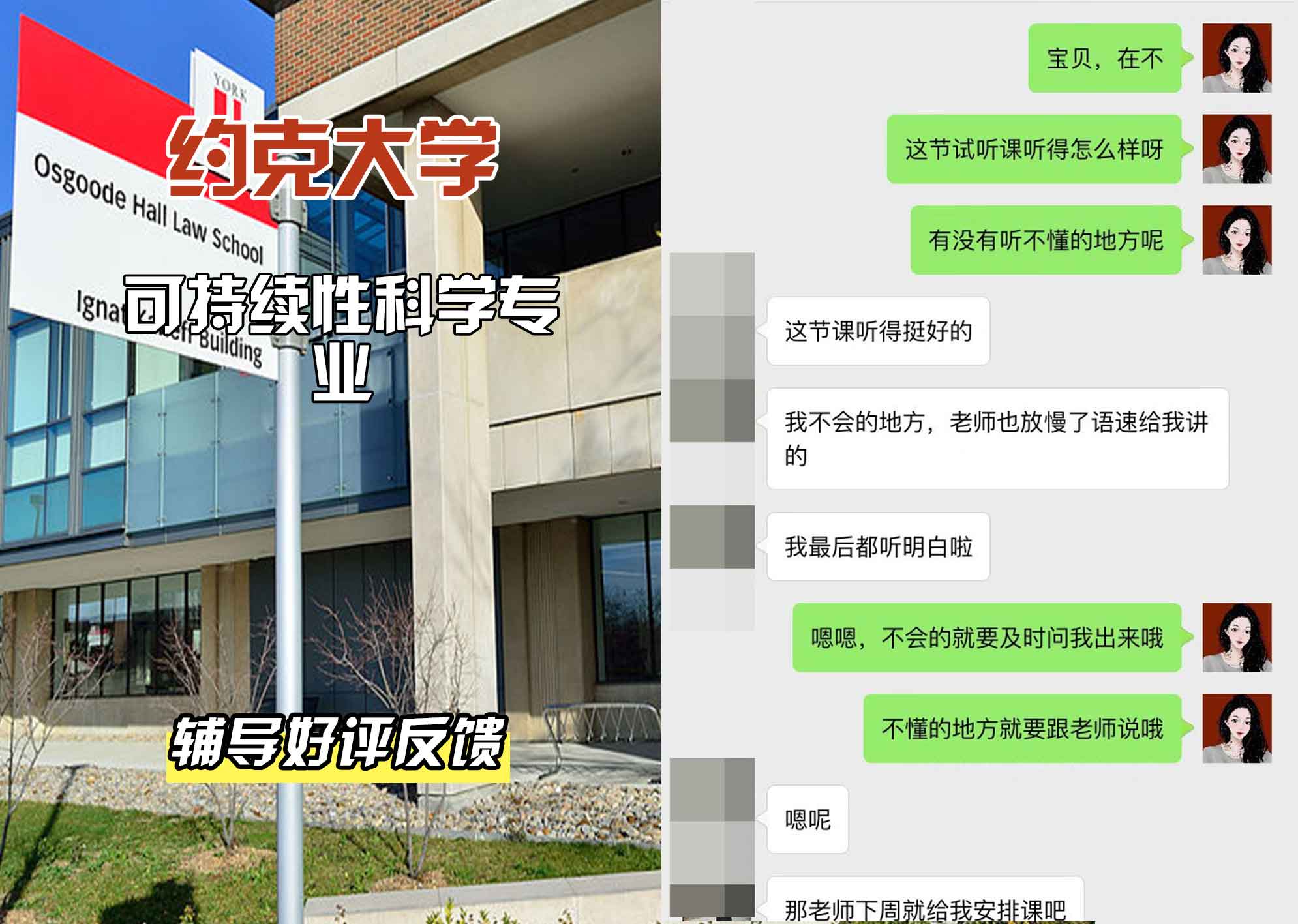 约克大学UOY可持续性科学辅导好评反馈