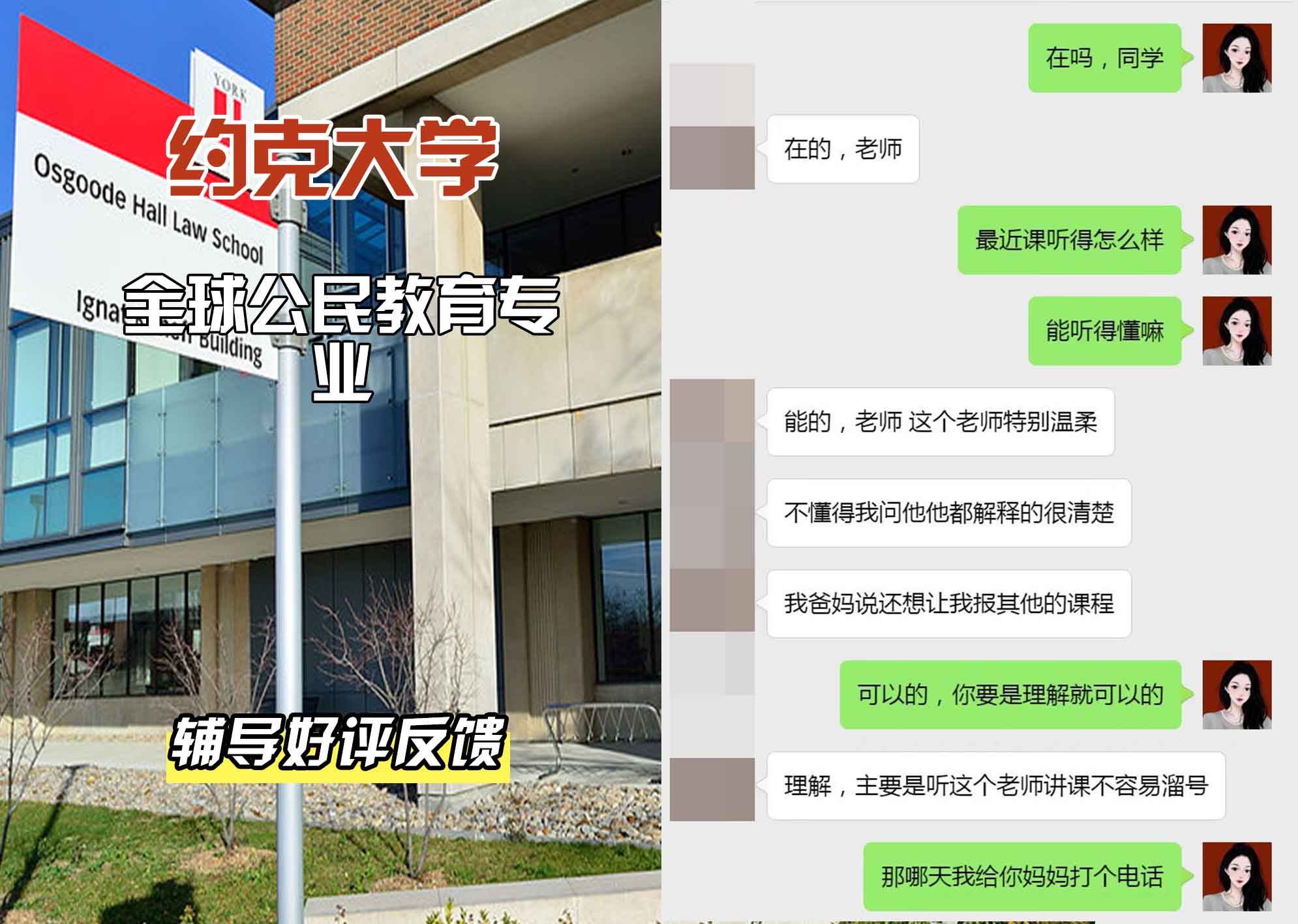 约克大学UOY全球公民教育辅导好评反馈