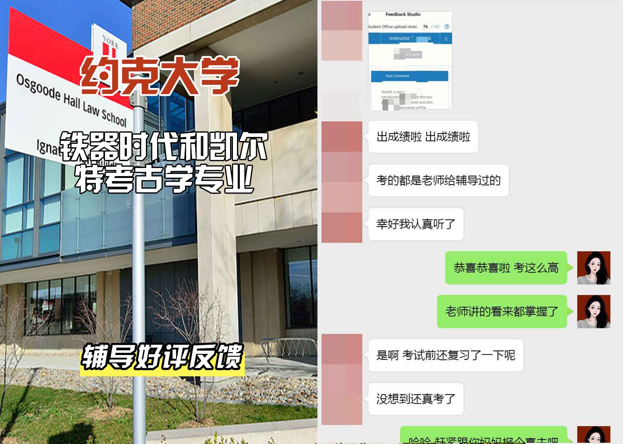 约克大学UOY铁器时代和凯尔特考古学辅导好评反馈