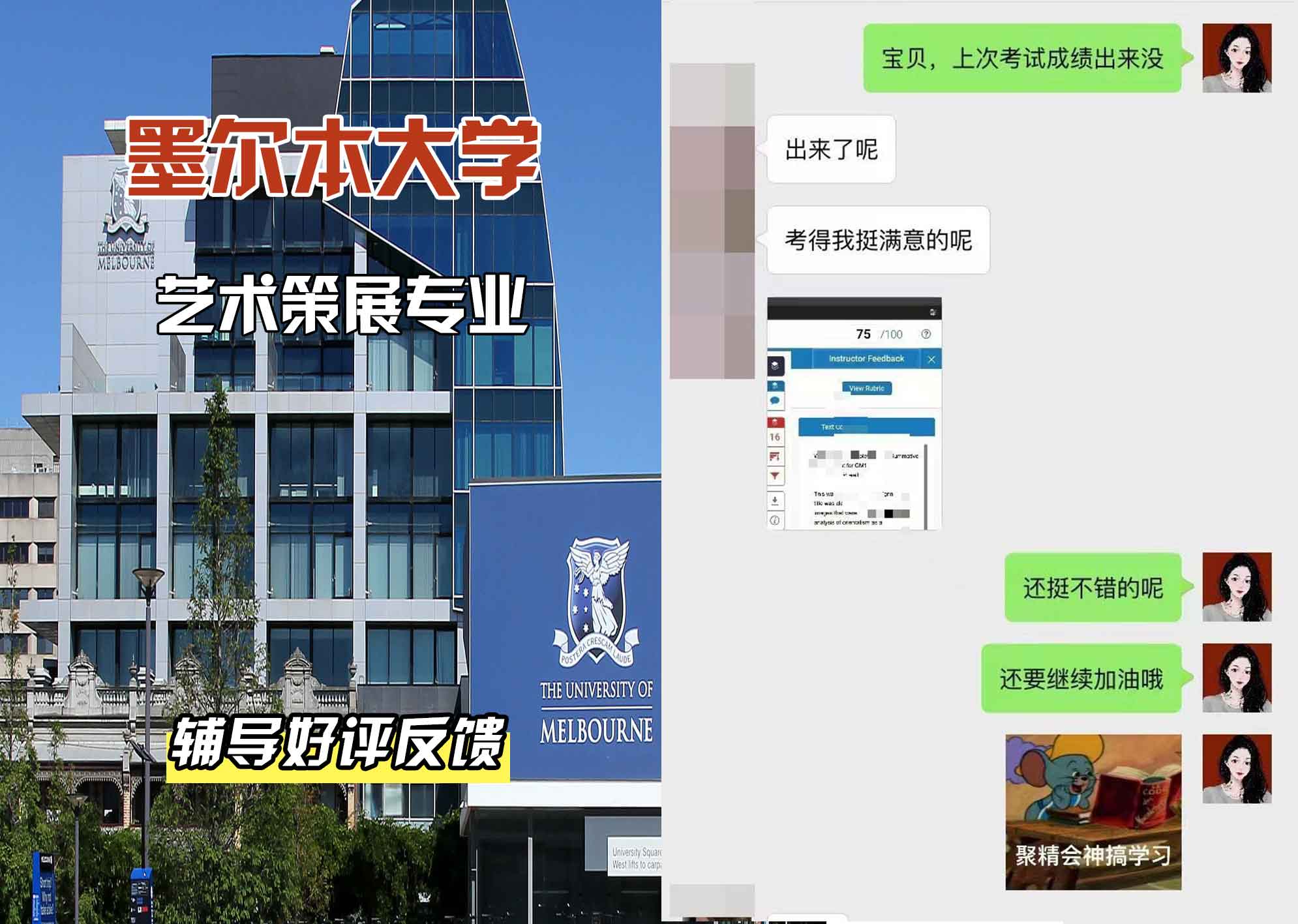 墨尔本大学墨大艺术策展辅导好评反馈