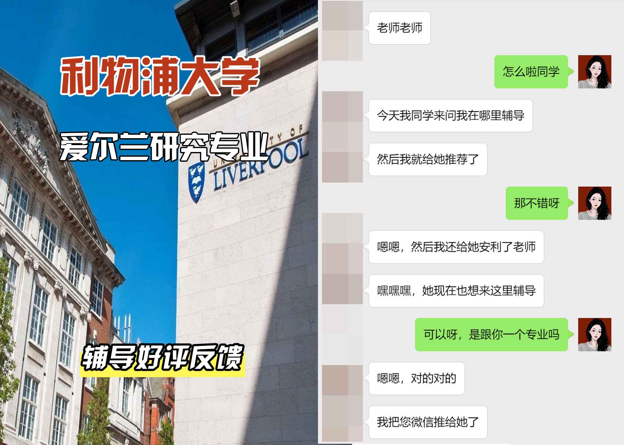 利物浦大学利大爱尔兰研究辅导好评反馈