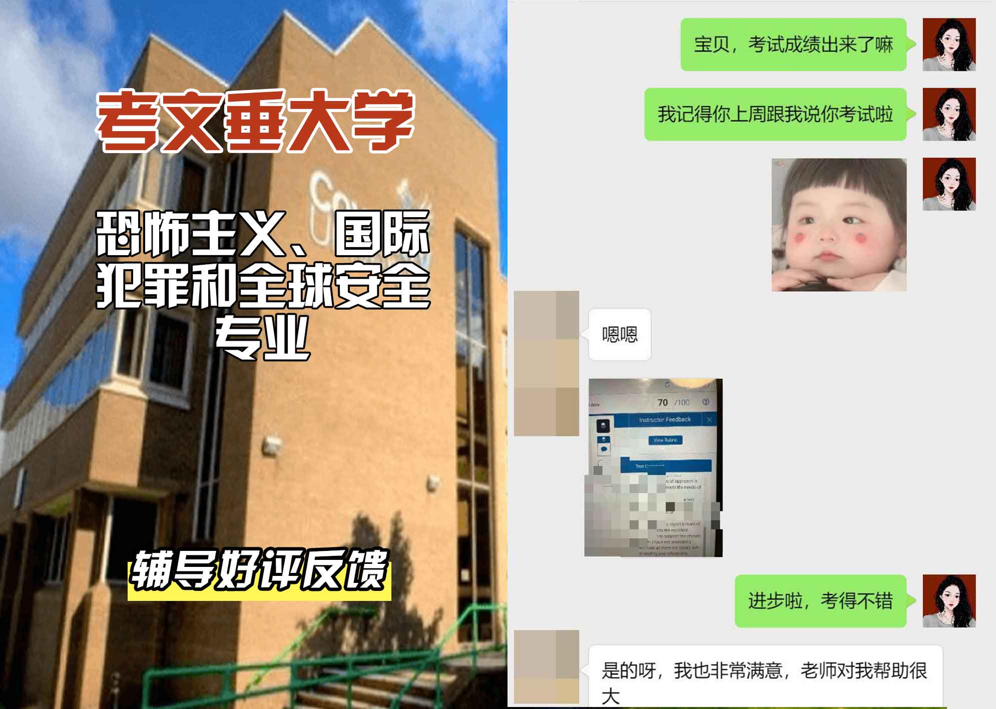CU考文垂大学恐怖主义、国际犯罪和全球安全辅导好评反馈