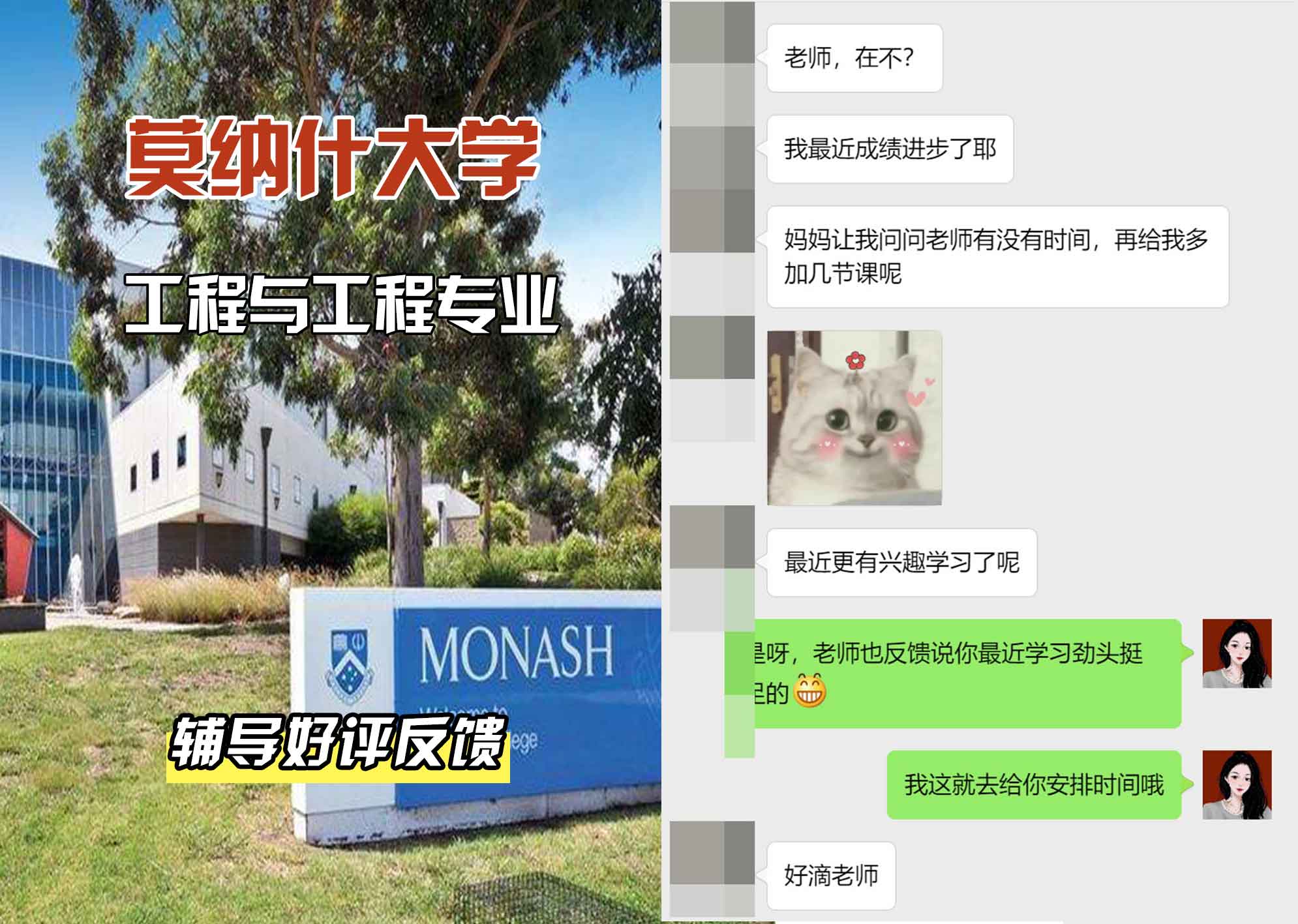 莫纳什大学Monash工程与工程辅导好评反馈