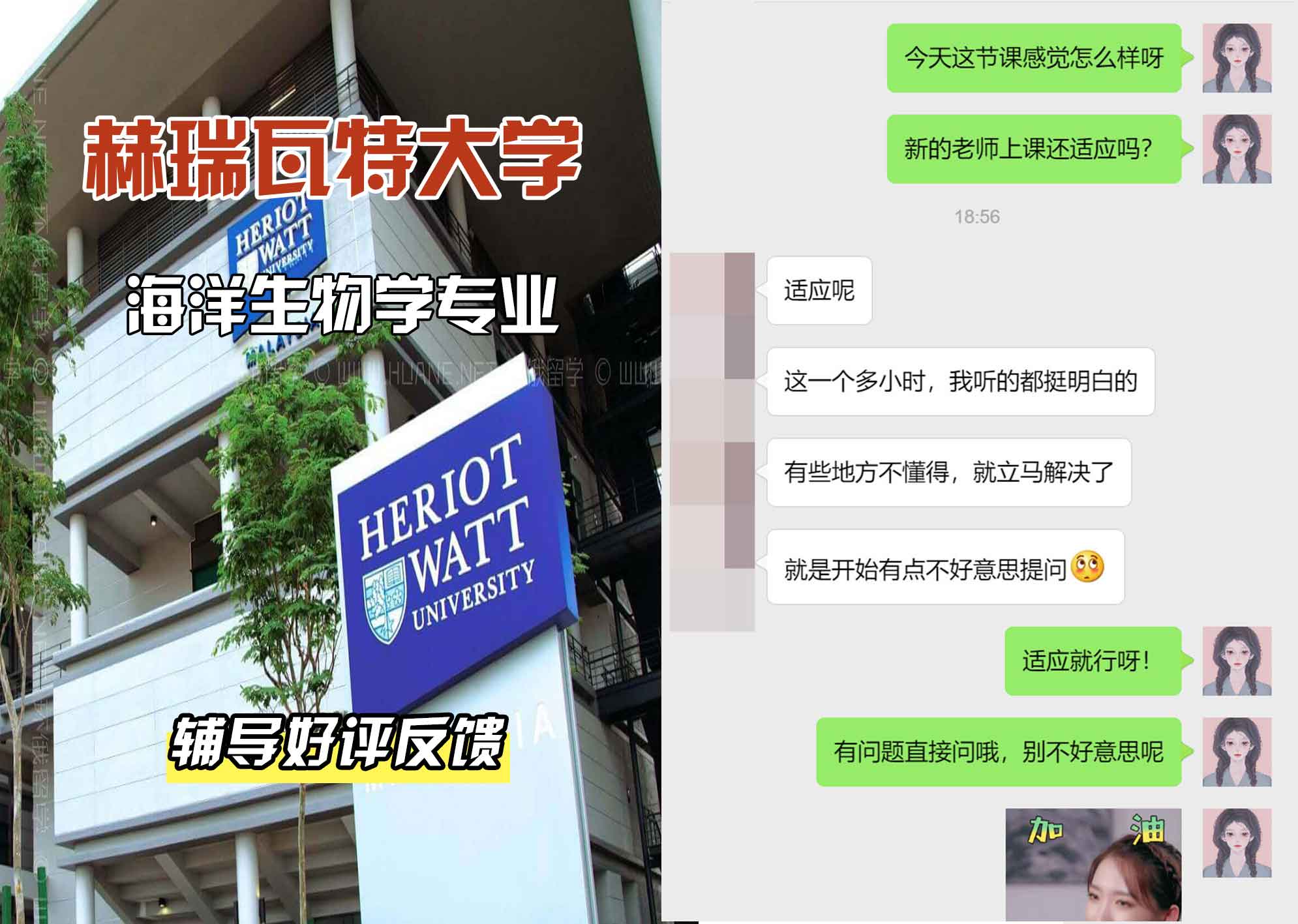 赫瑞瓦特大学赫瓦海洋生物学辅导好评反馈