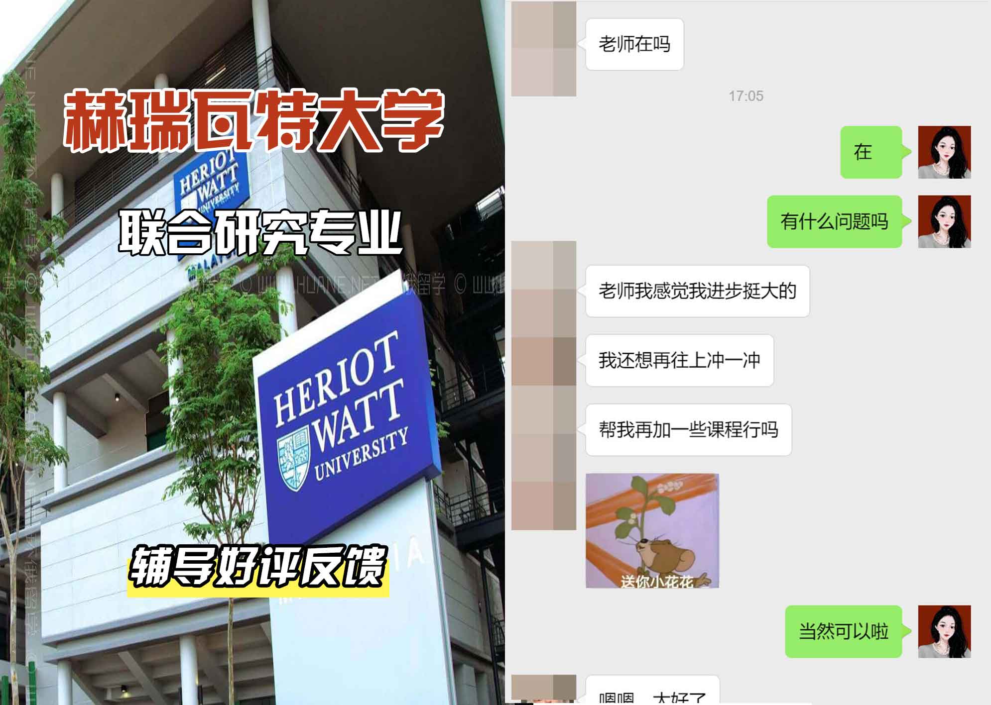 赫瑞瓦特大学赫瓦联合研究辅导好评反馈