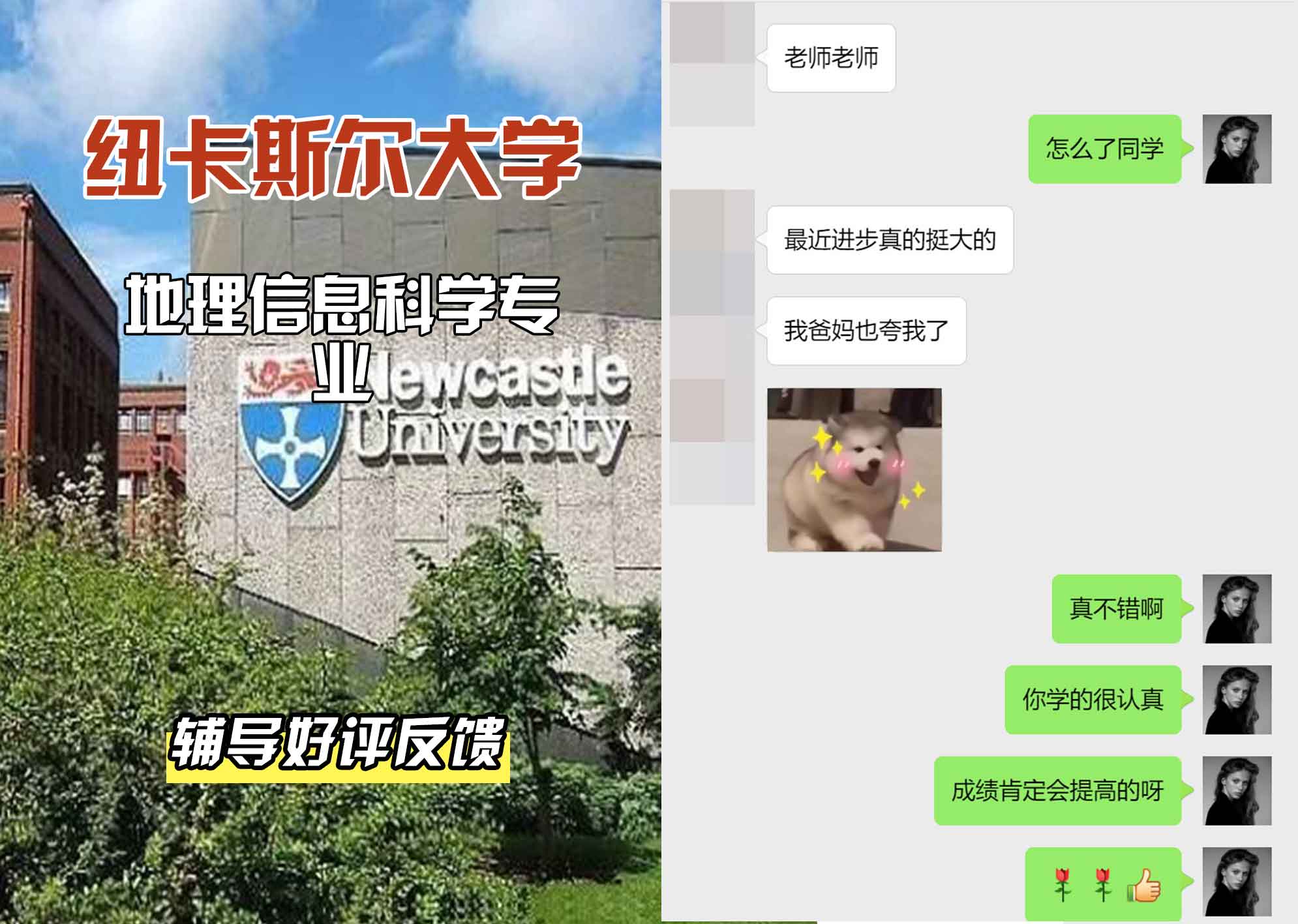 纽卡斯尔大学纽大地理信息科学辅导好评反馈