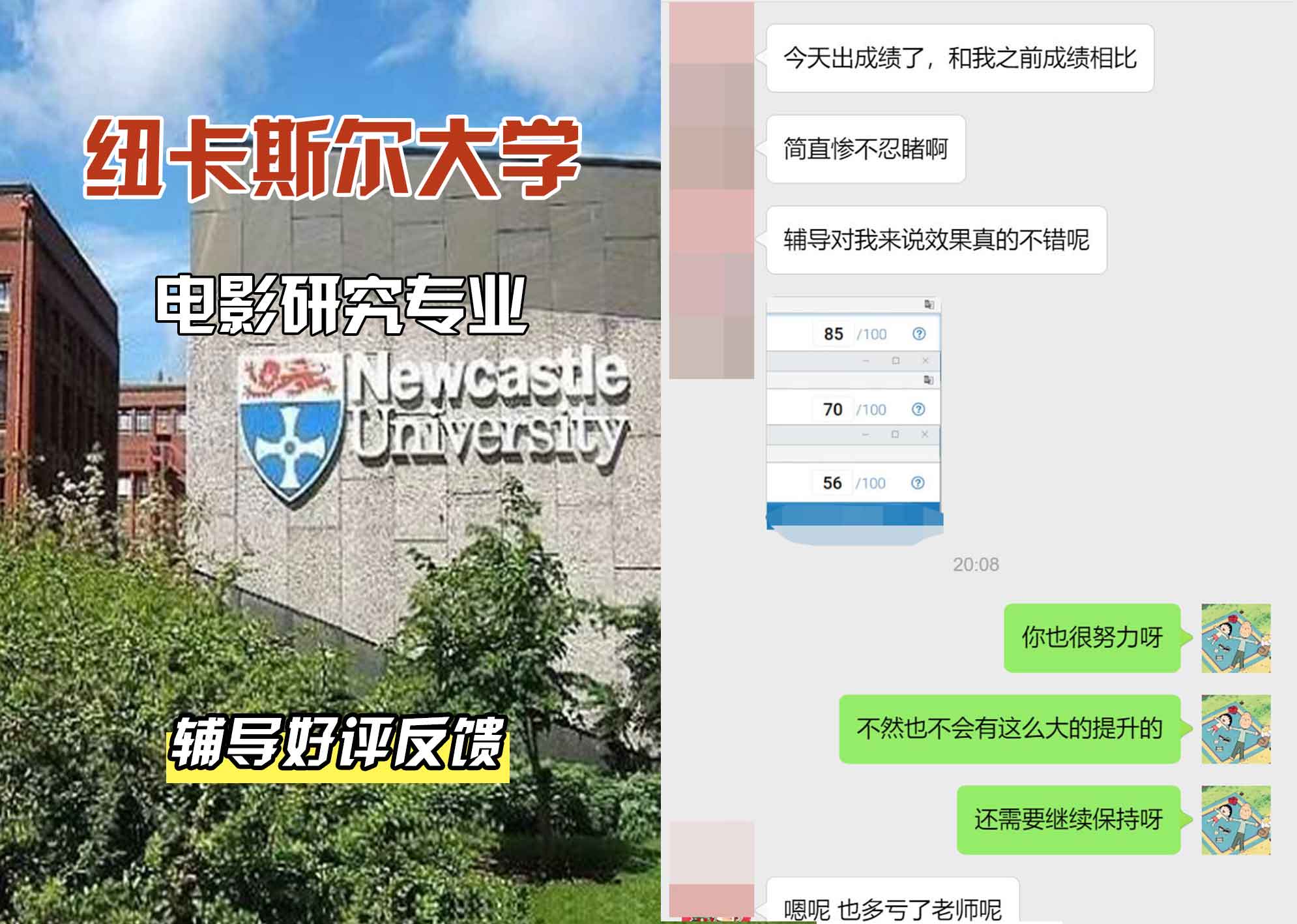 纽卡斯尔大学纽大电影研究辅导好评反馈