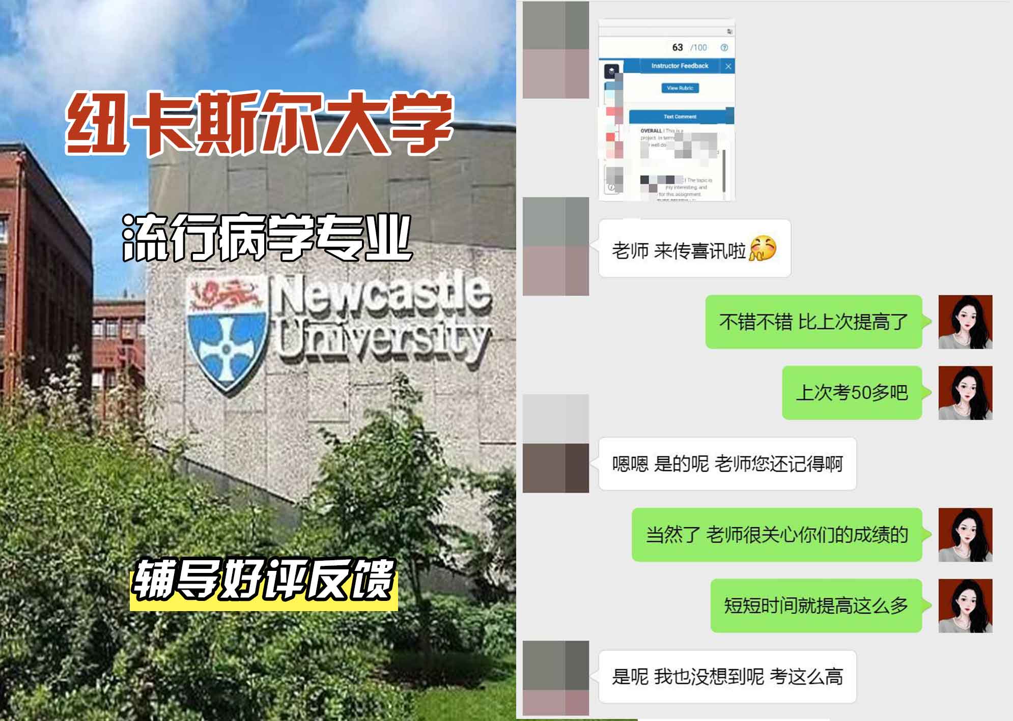 纽卡斯尔大学纽大流行病学辅导好评反馈