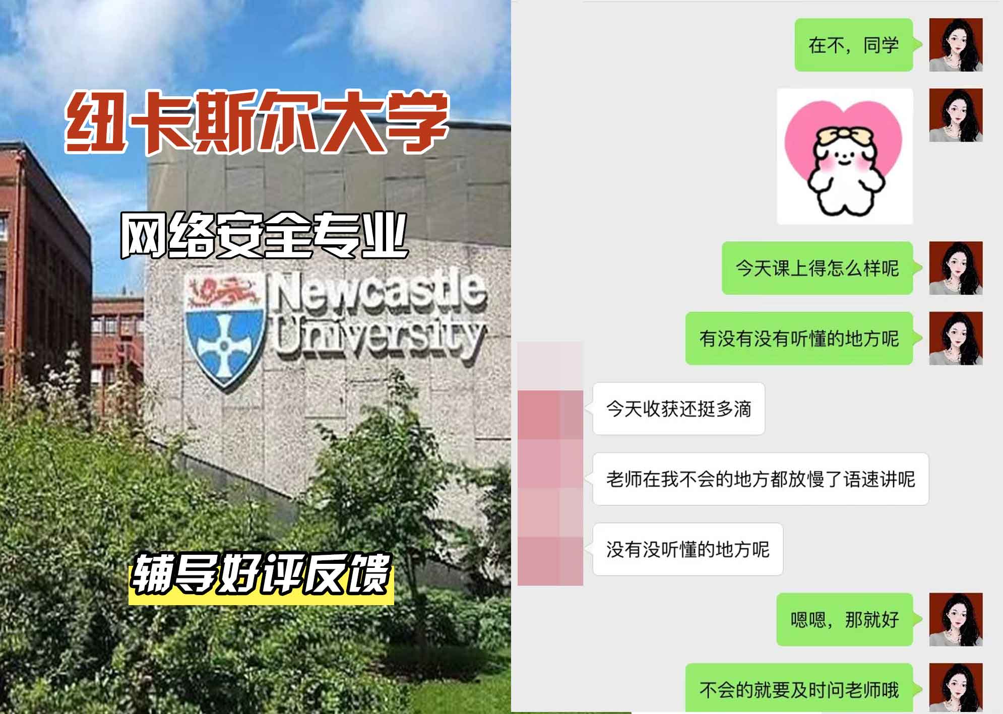 纽卡斯尔大学纽大网络安全辅导好评反馈