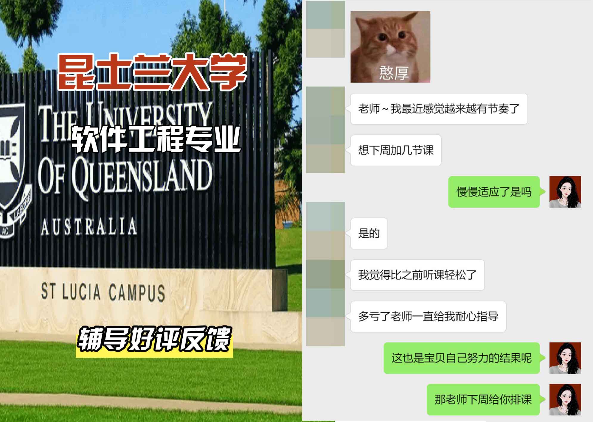 昆士兰大学UQ软件工程辅导好评反馈