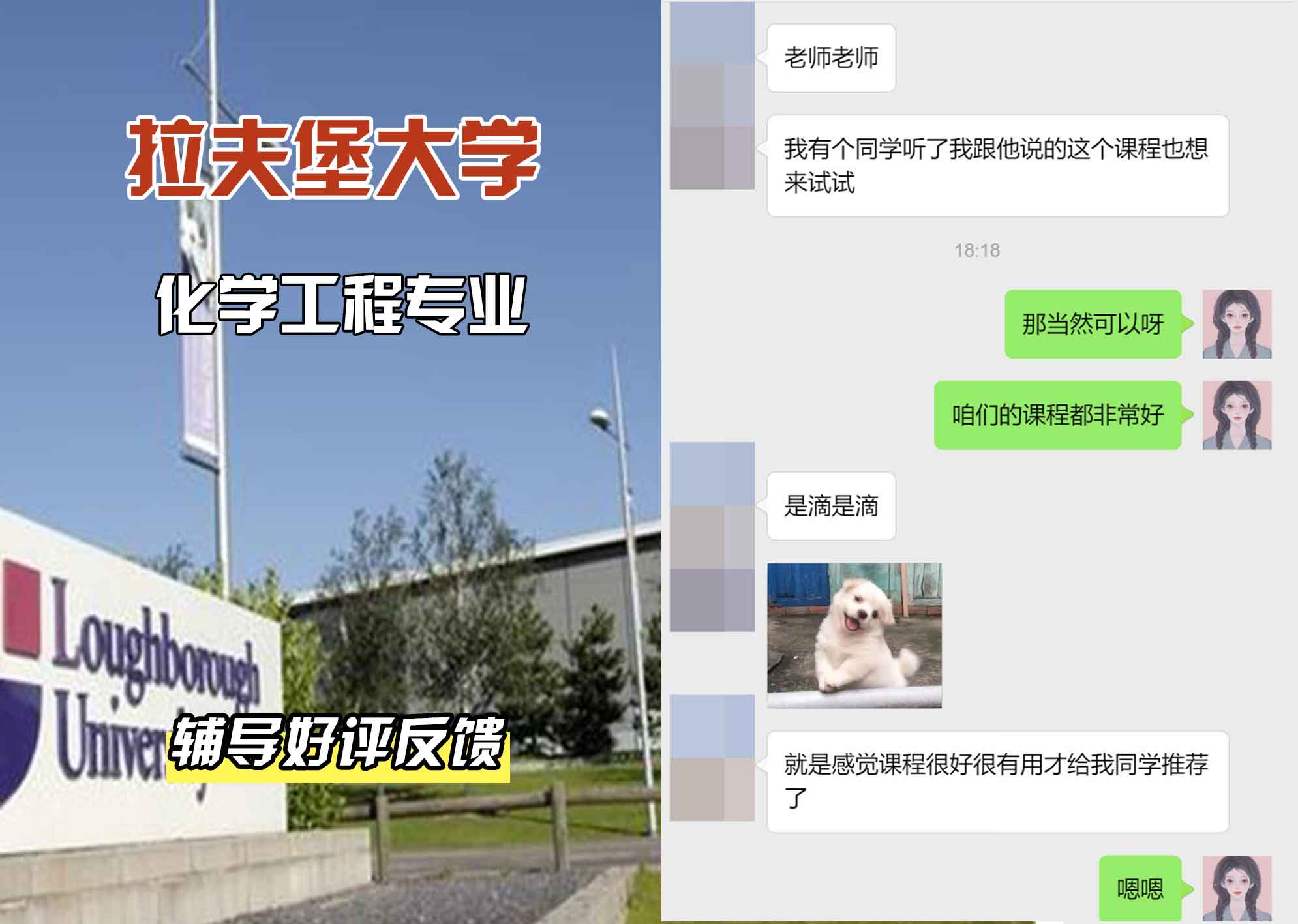 LU拉夫堡大学化学工程辅导好评反馈