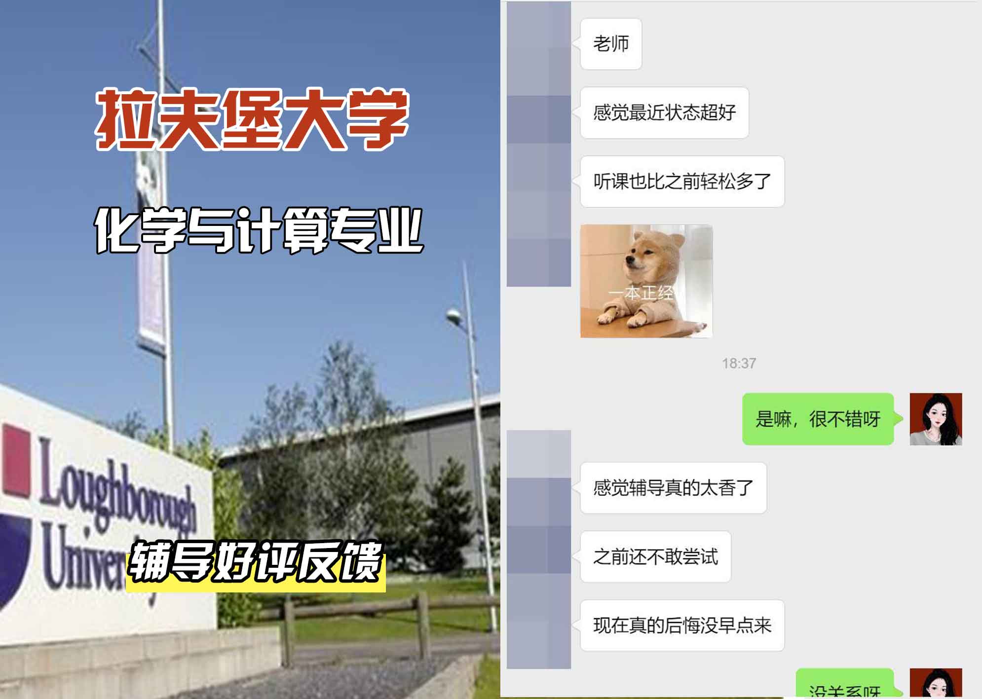 LU拉夫堡大学化学与计算辅导好评反馈