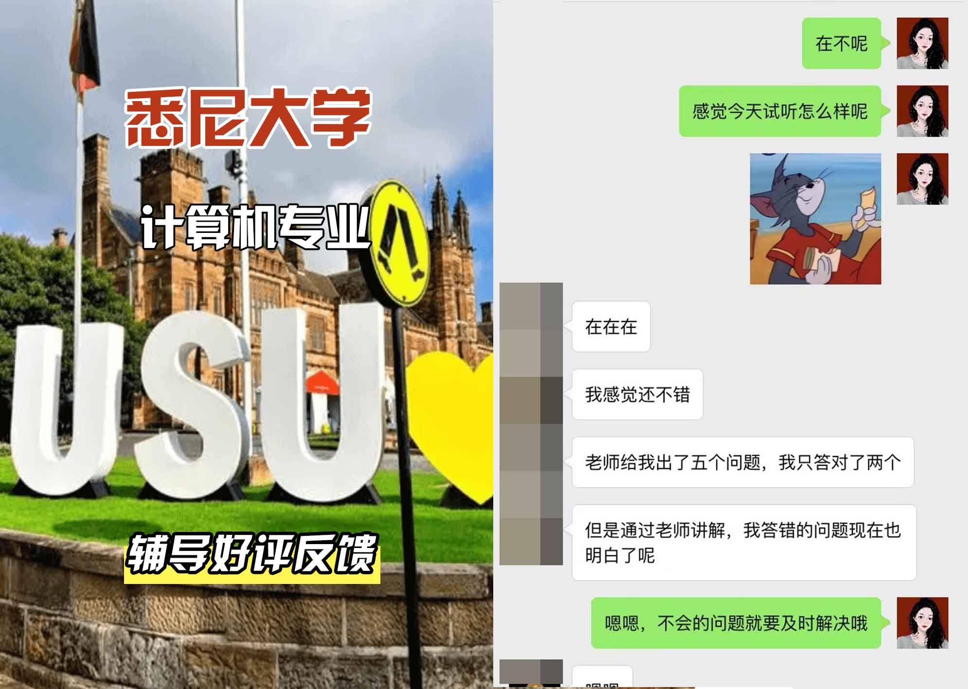 悉尼大学USYD计算机辅导好评反馈