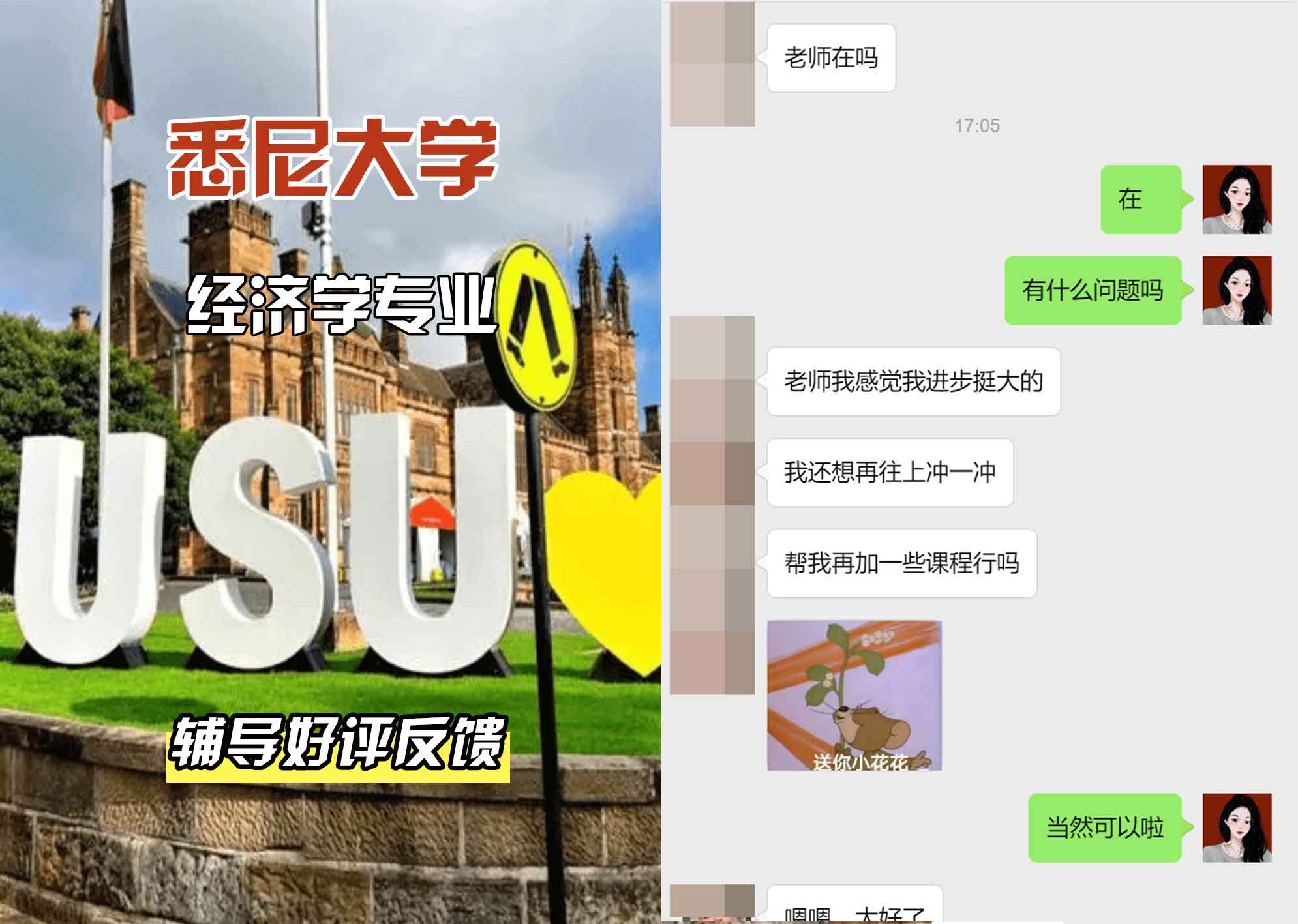 悉尼大学USYD经济学辅导好评反馈