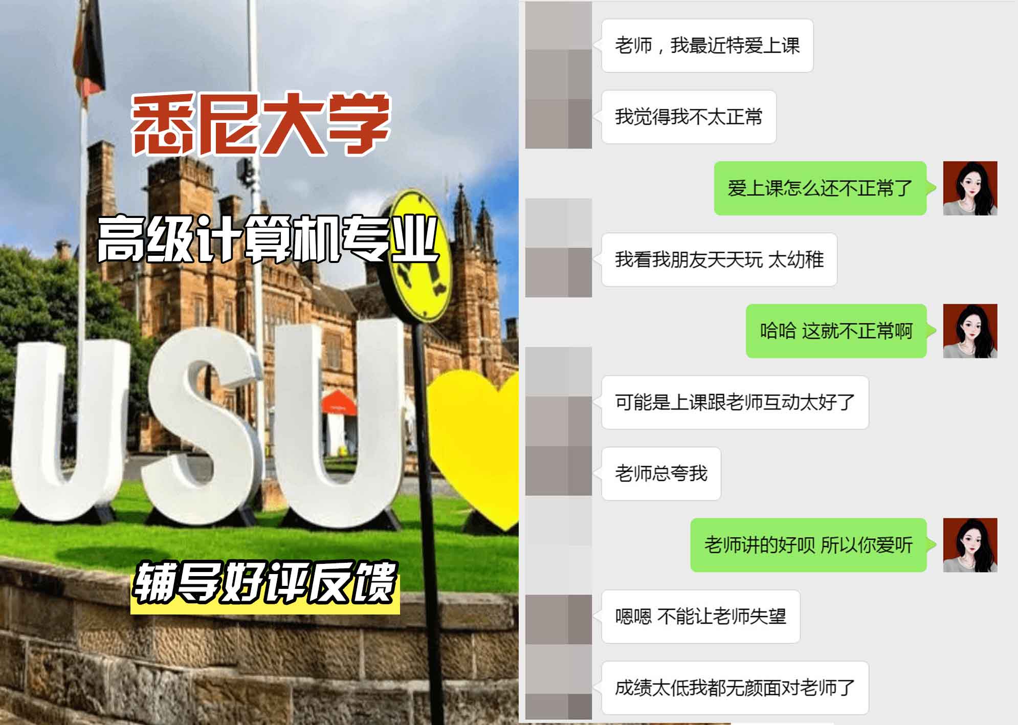 悉尼大学USYD高级计算机辅导好评反馈