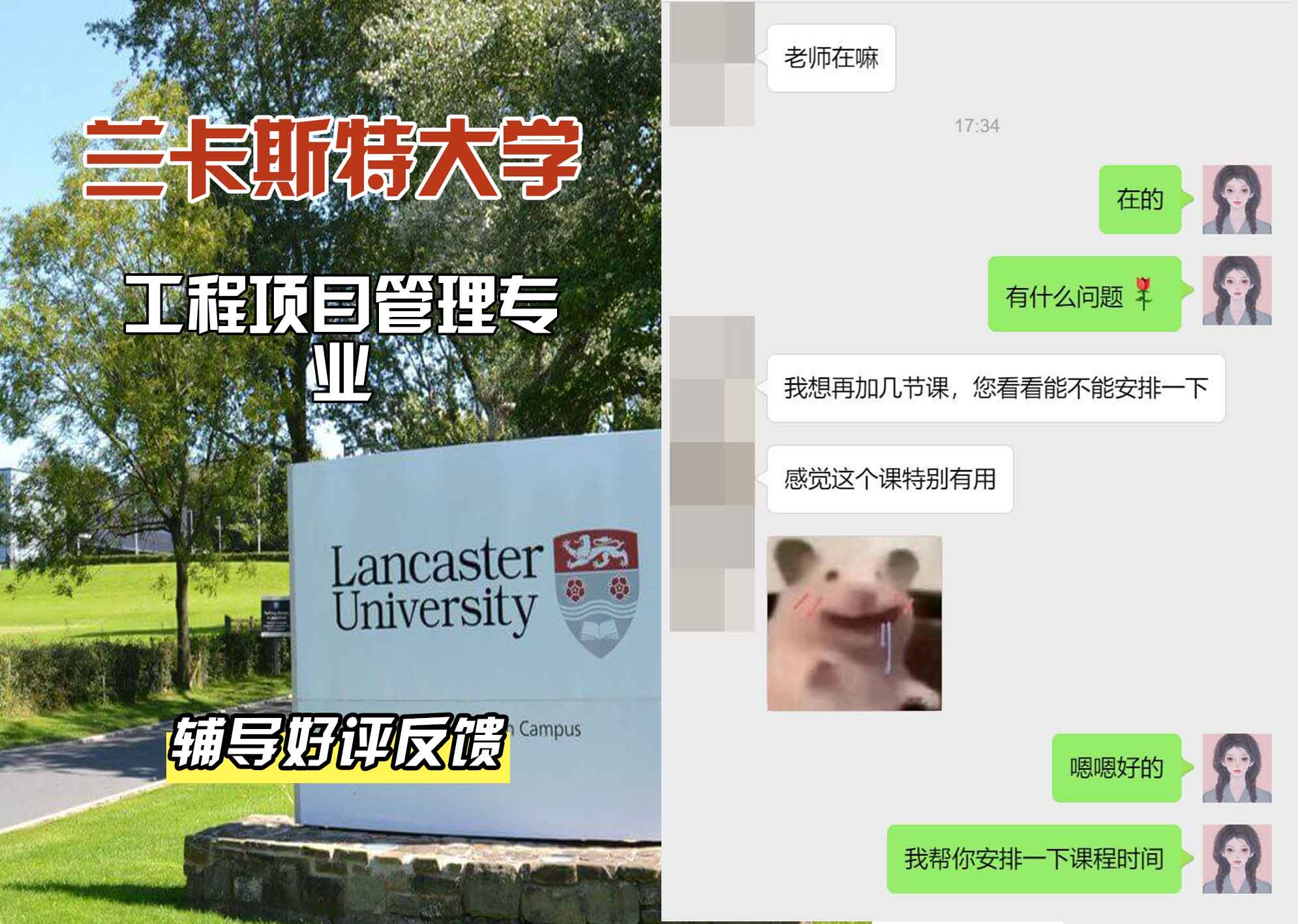 LU兰卡工程项目管理辅导好评反馈