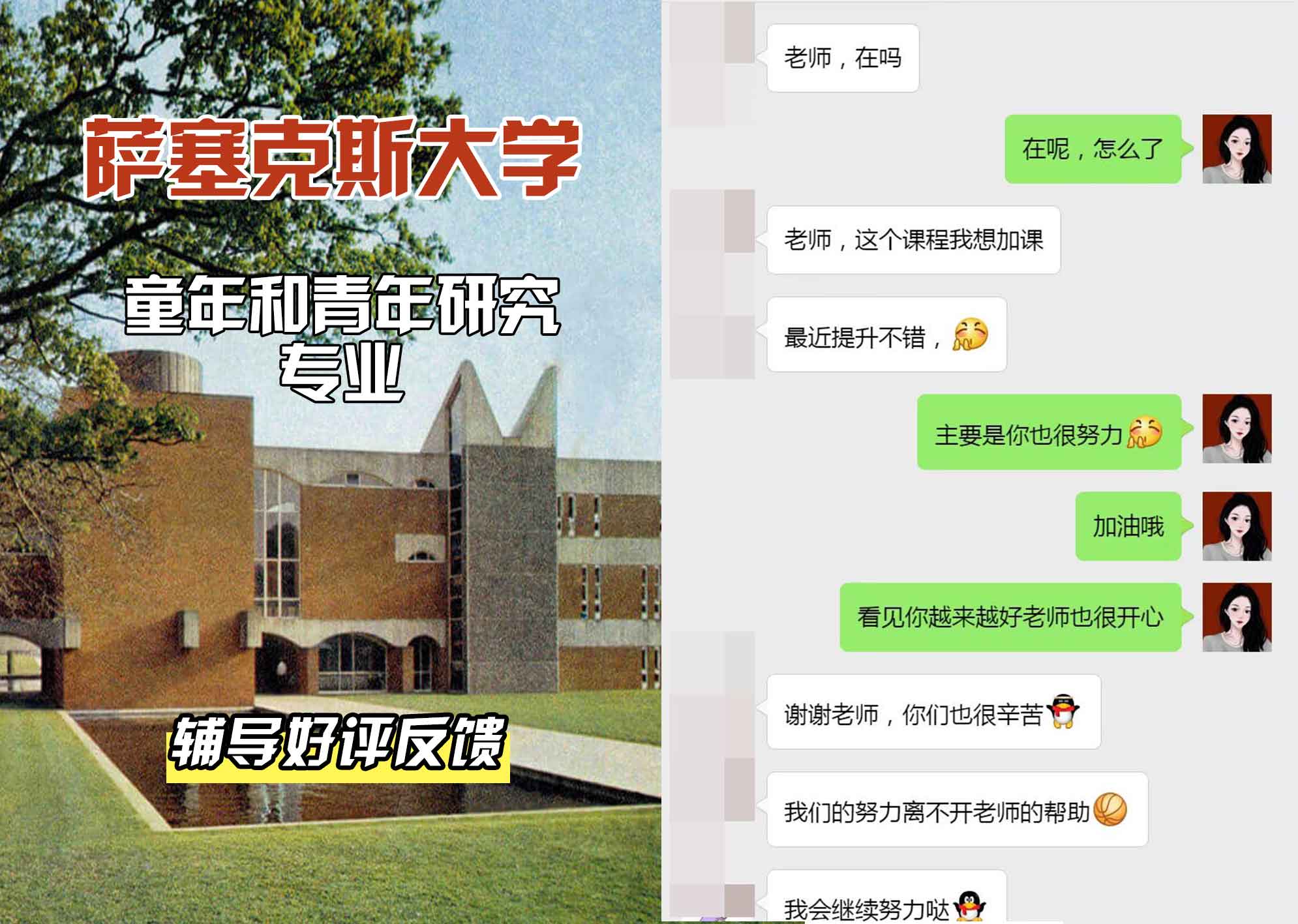 Sussex萨塞克斯大学童年和青年研究辅导好评反馈