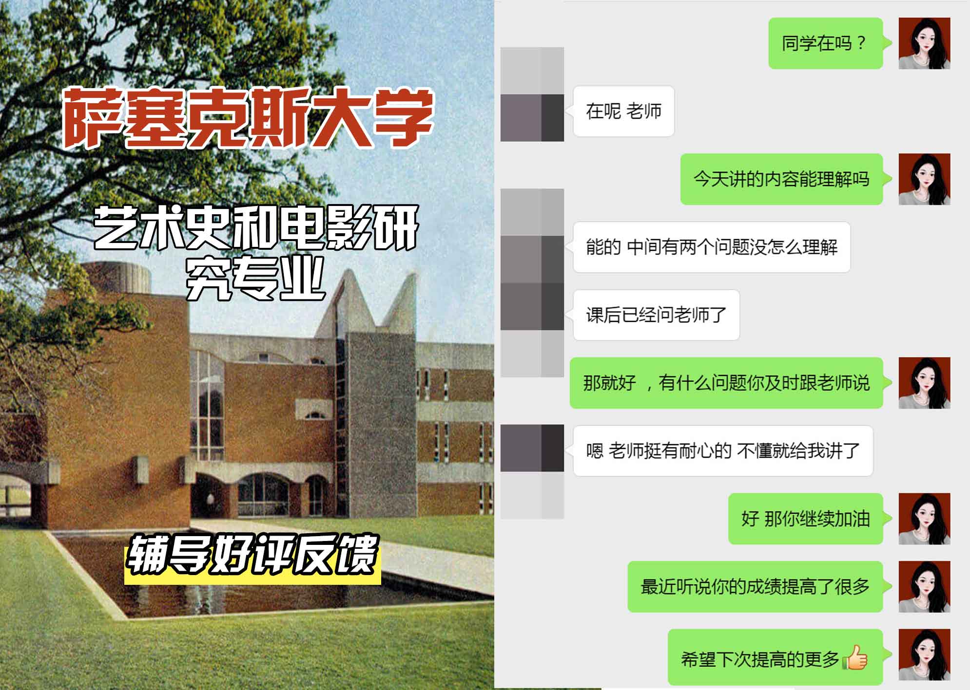 Sussex萨塞克斯大学艺术史和电影研究辅导好评反馈